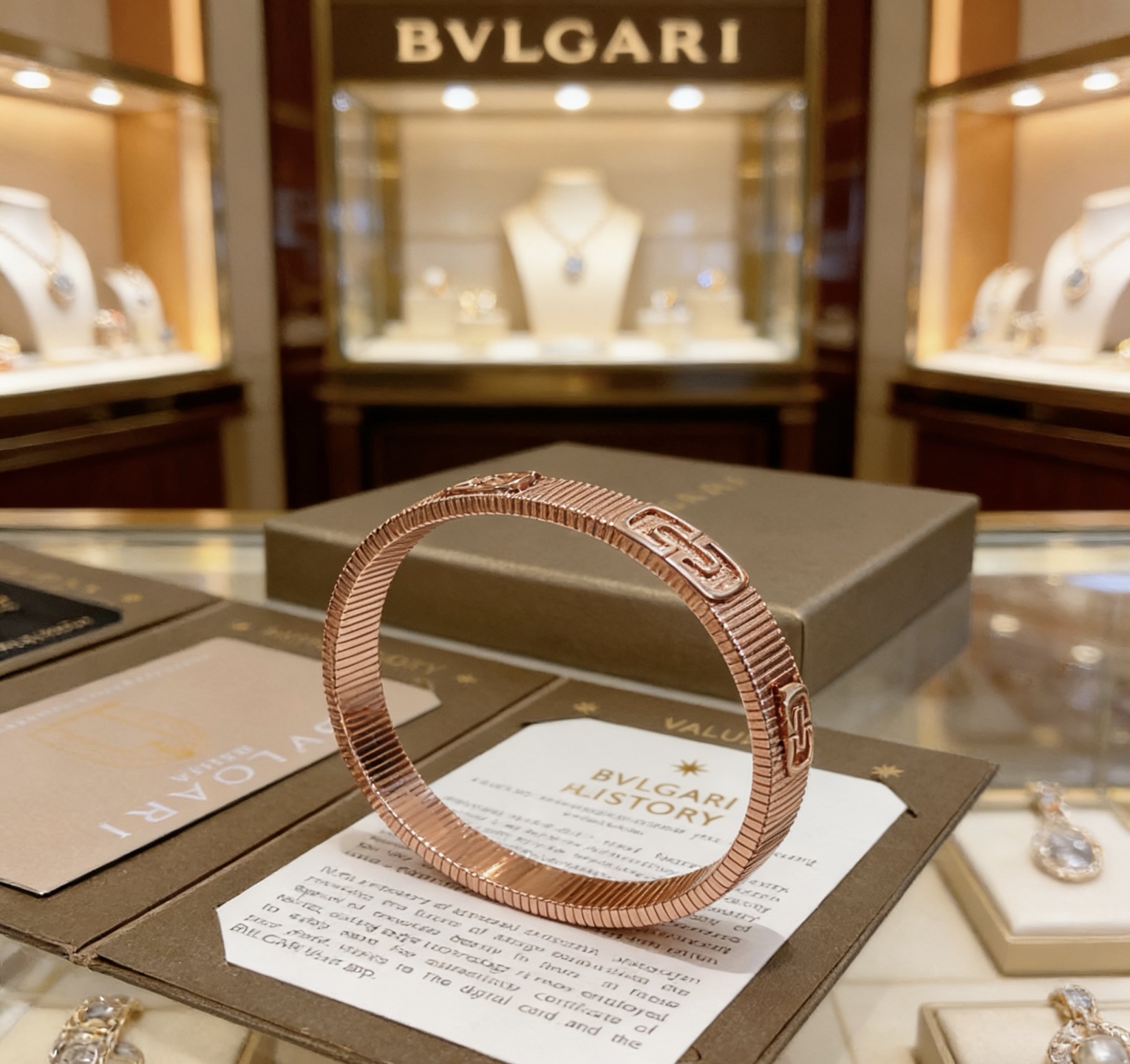 Bvlgari 宝格丽手镯Serpenti Viper系列回形针手镯