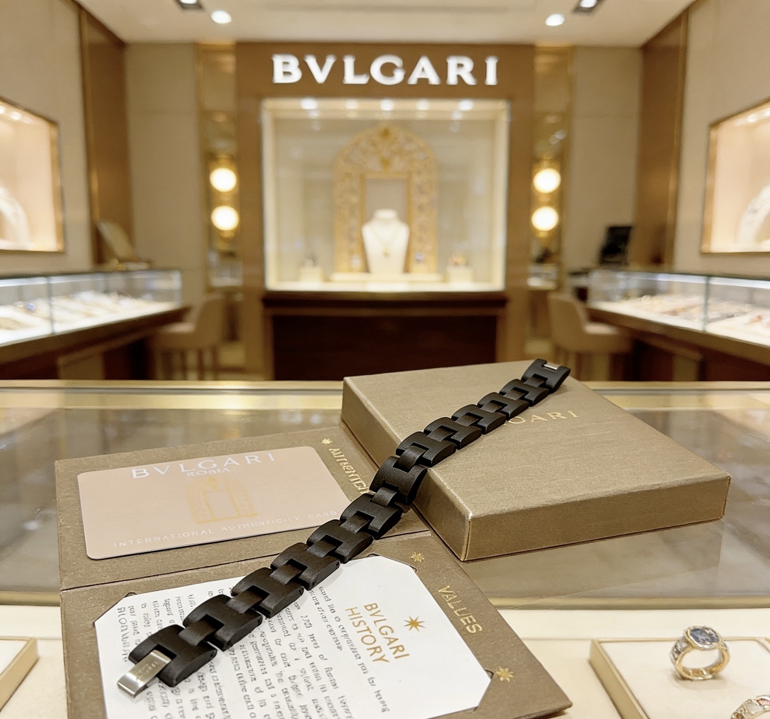 Bvlgari 宝格丽手链整条鸡翅木材质 BVLGARI宝格丽 DIVAS‘ DREAM 系列 品相完美