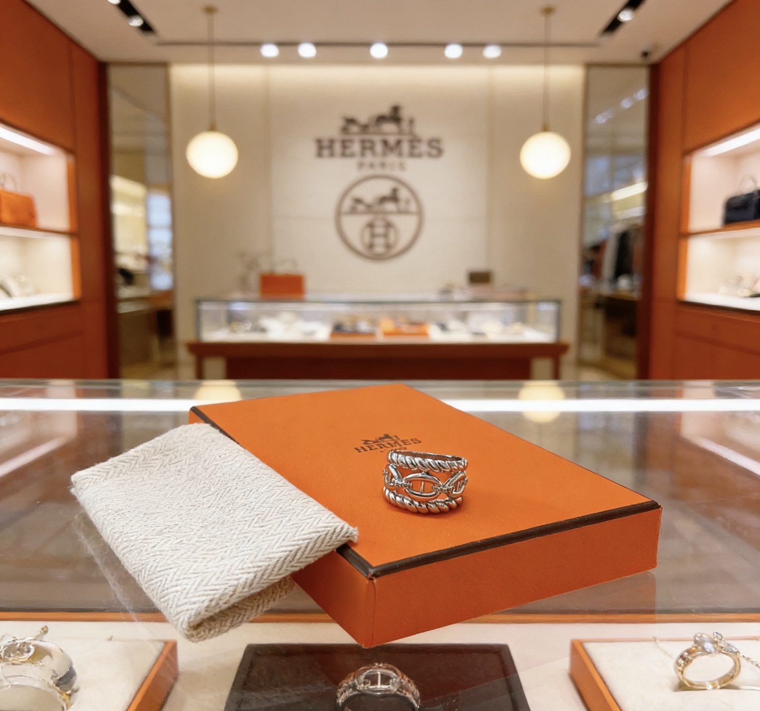 Hermès 爱马仕戒指 男女都可以戴 爱马仕戒指
