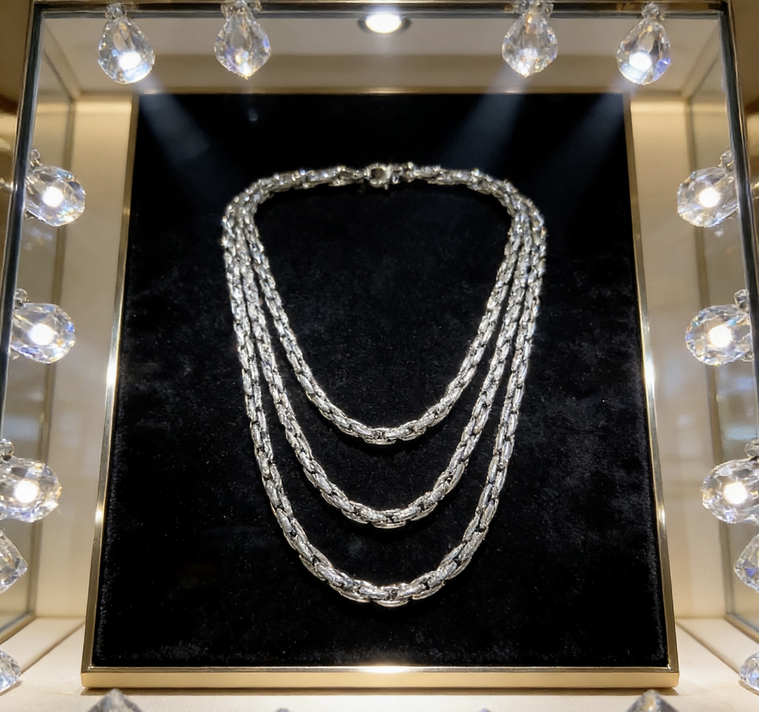 Bvlgari 项链宝格丽项链V金材质 BVLGARI宝格丽 DIVAS‘ DREAM 系列 品相完美
