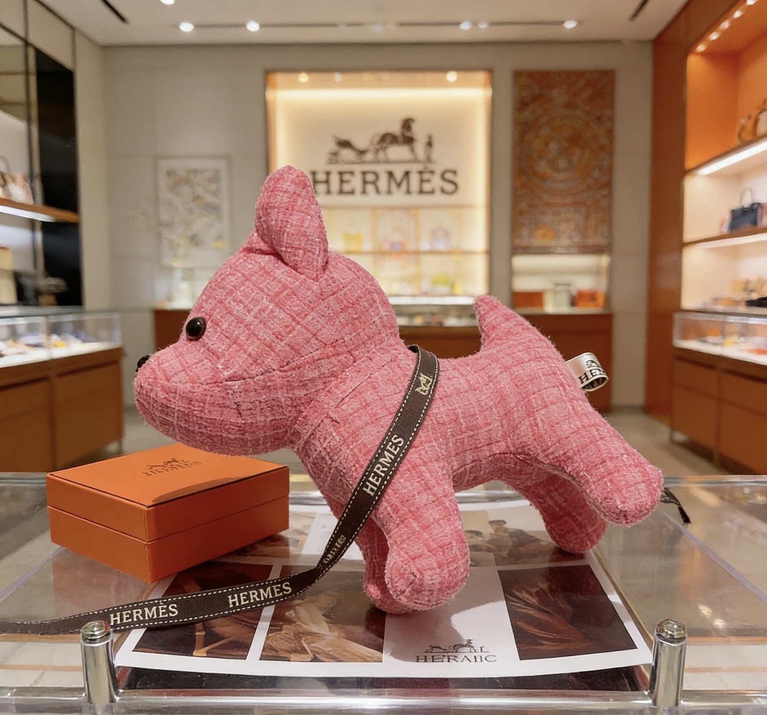 Hermès 来袭 爱马仕官网首发新品法斗玩偶独家高品质发售 出口法国订单新品发布