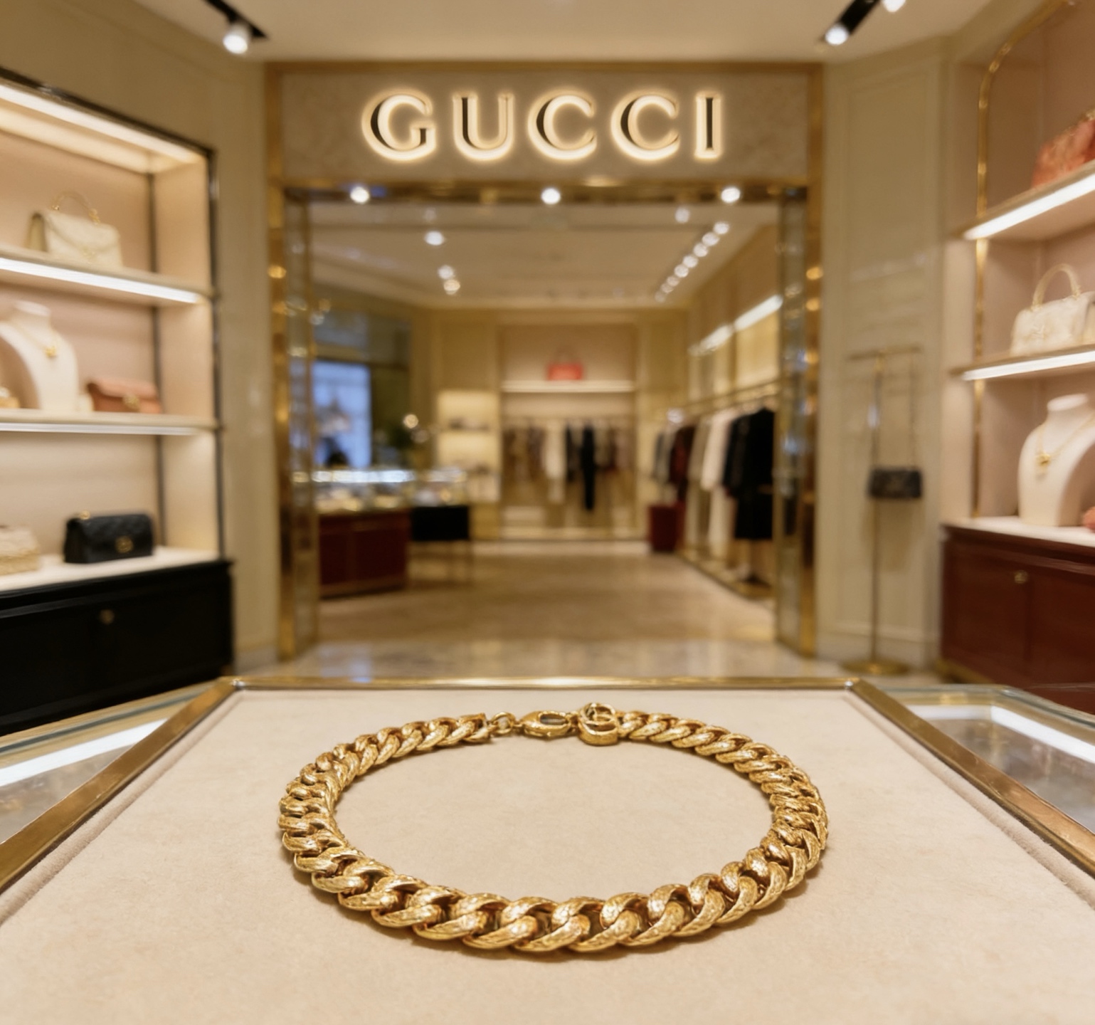 Gucci 𝐆𝐮𝐜𝐜𝐢古驰项链最新款链条档次更高 Anger Forest系列双G古驰项链 高端货 不氧化不退色