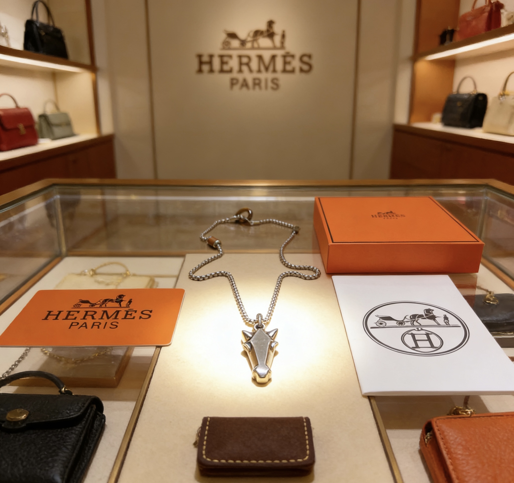 Hermès 爱马仕项链 猪鼻子项链系列首饰 进口定制.高端链条 搭配 新品 简单 火 设计独特 前卫 男女 款