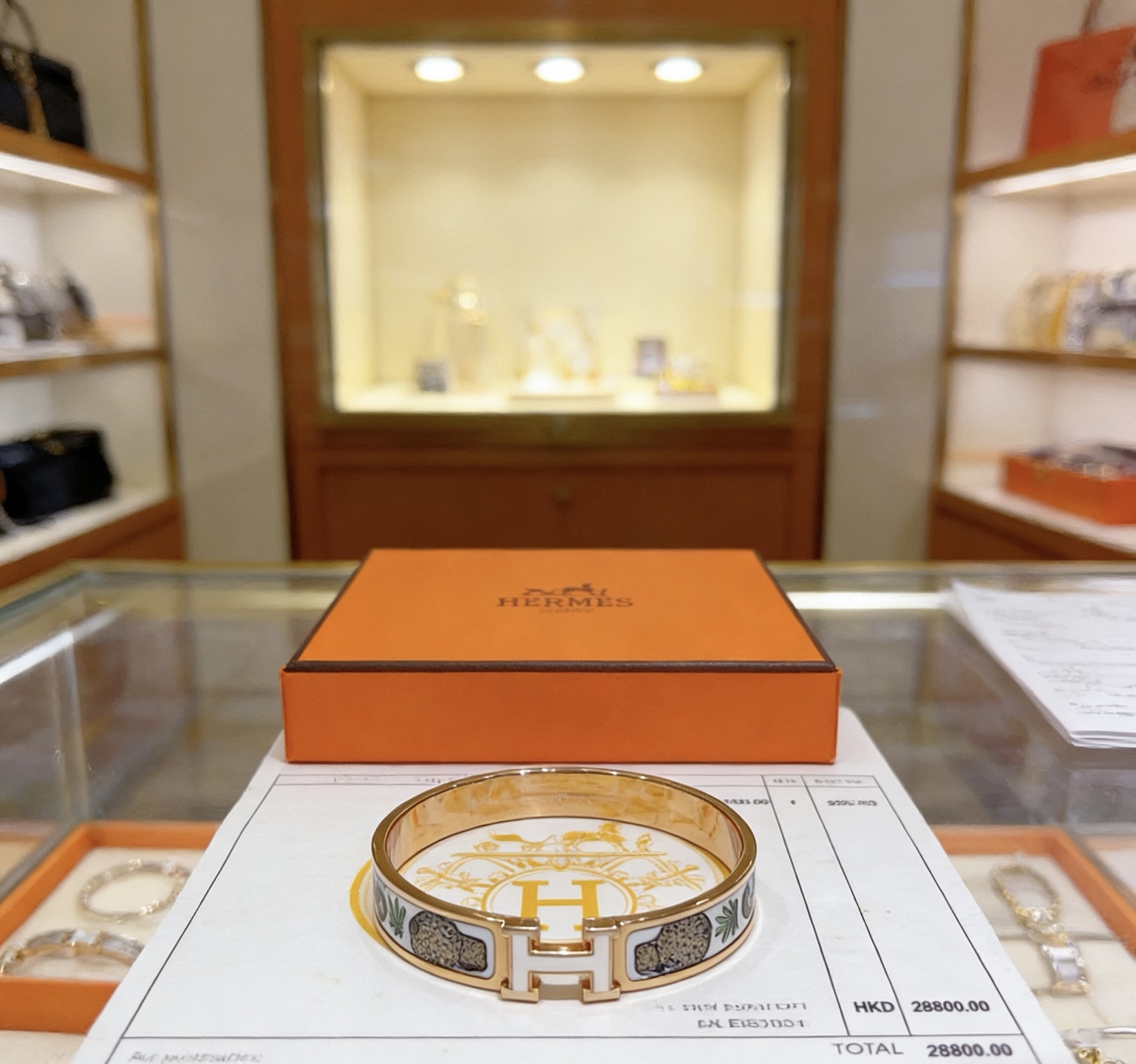 Hermès Hermes 爱马仕手镯 v金