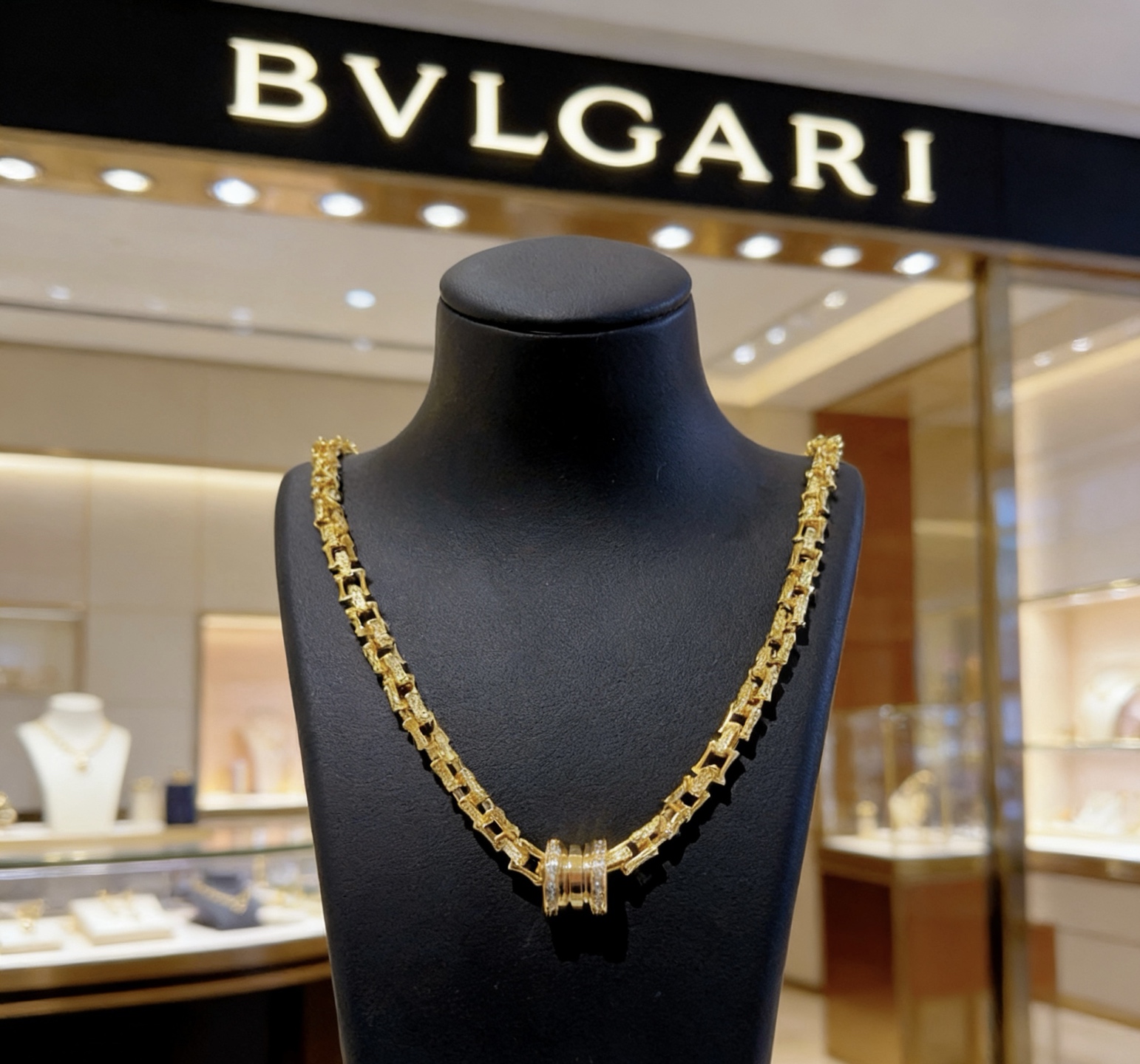 Bvlgari 独家高端品质定制 宝格丽项链V金材质 BVLGARI宝格丽 DIVAS‘ DREAM 系列 品相完美