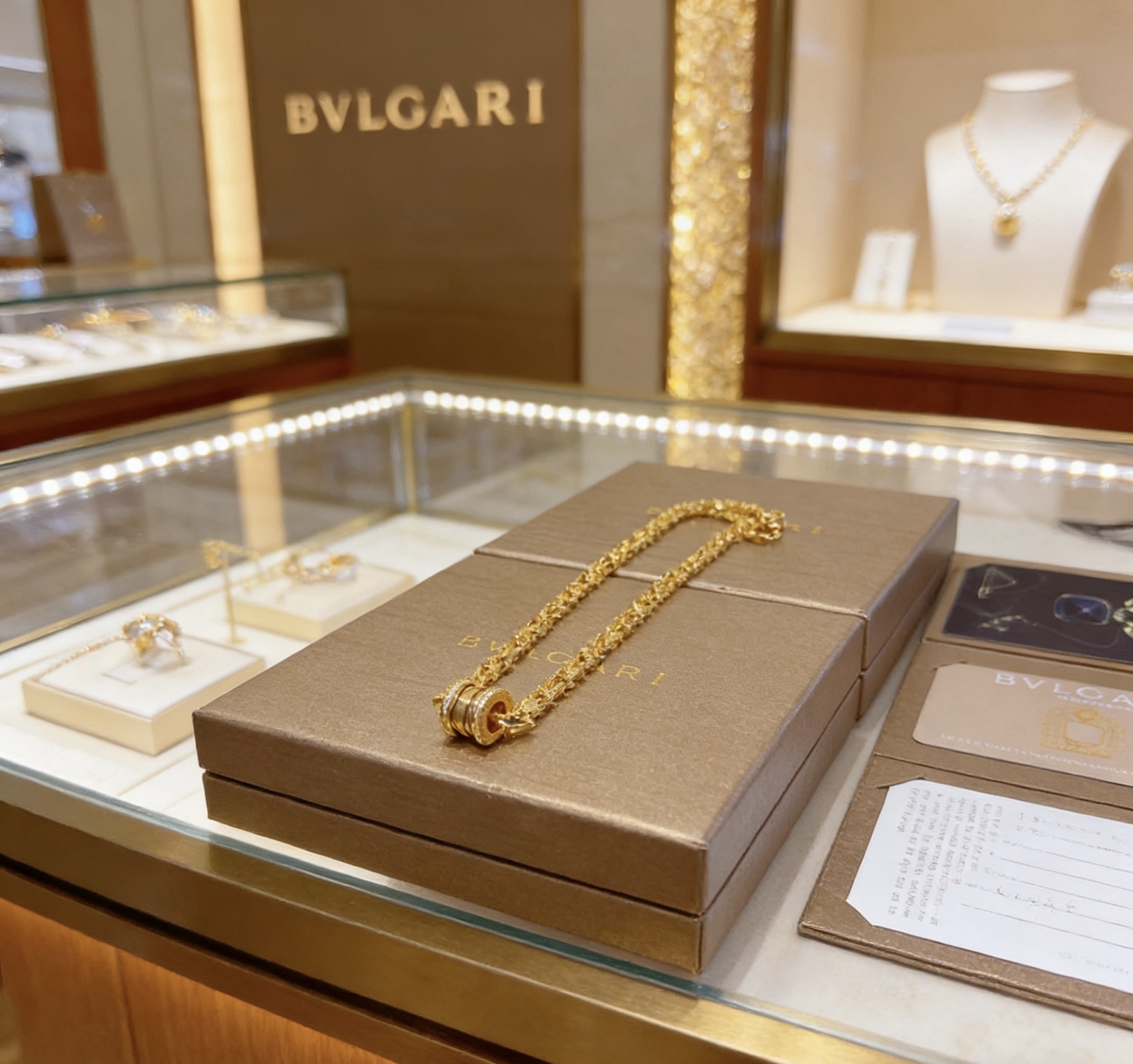Bvlgari 独家高端品质定制 宝格丽项链V金材质 BVLGARI宝格丽 DIVAS‘ DREAM 系列 品相完美