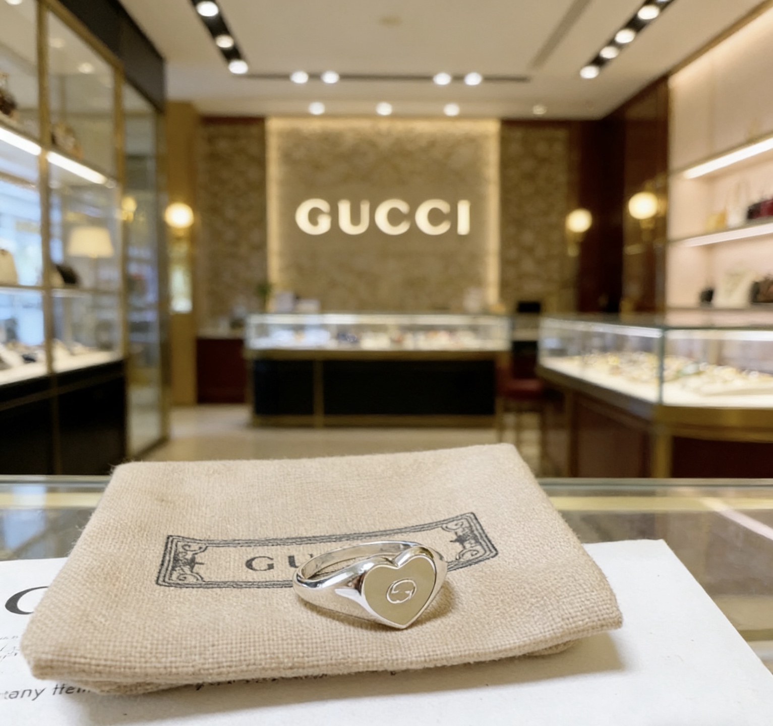Gucci 𝐆𝐮𝐜𝐜𝐢古驰戒指最新款款式档次更高 Anger Forest系列双G纯手工制作工艺 古驰戒指