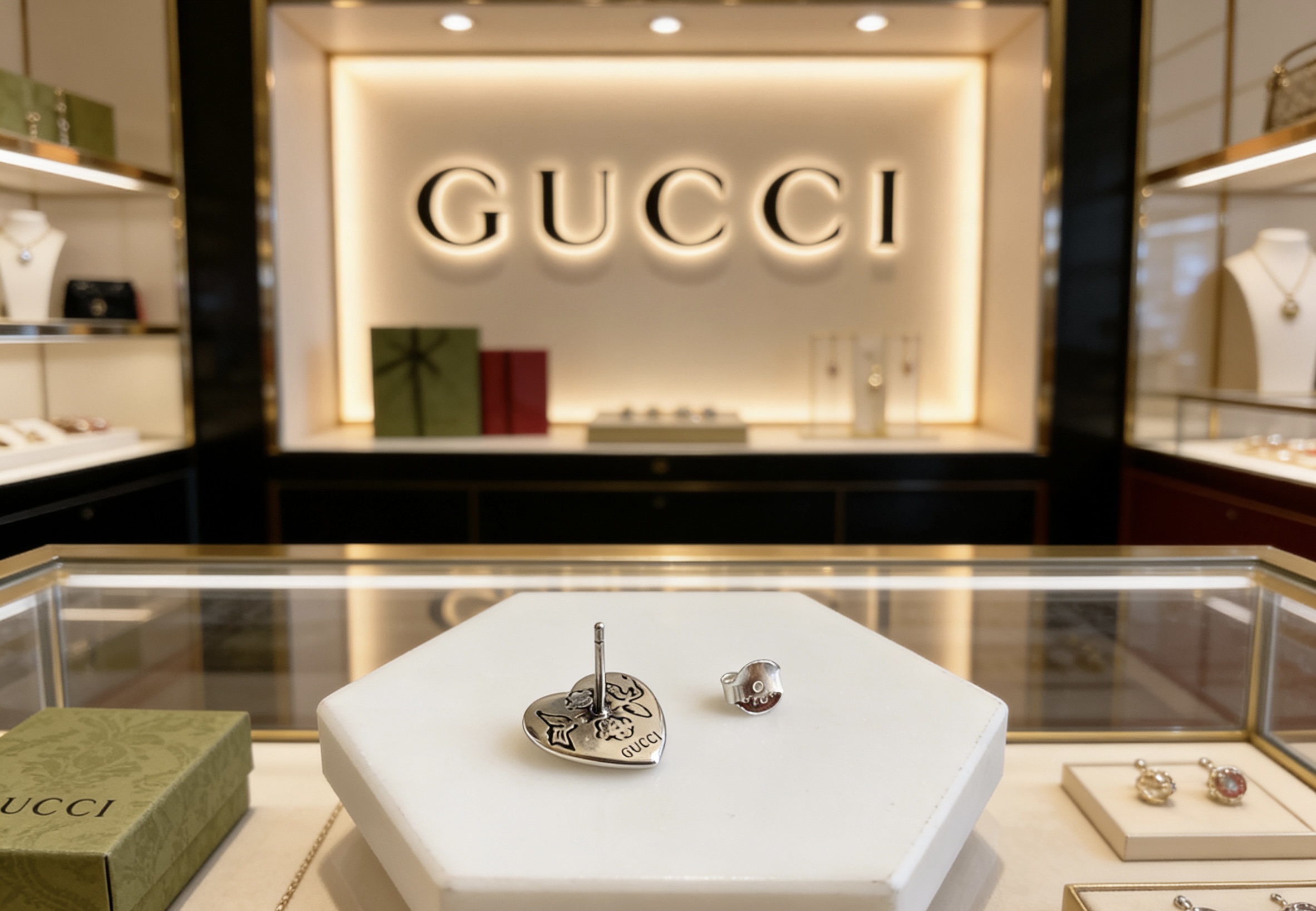 Gucci Gucci 古驰 【代购级别】 永恒 logo耳钉