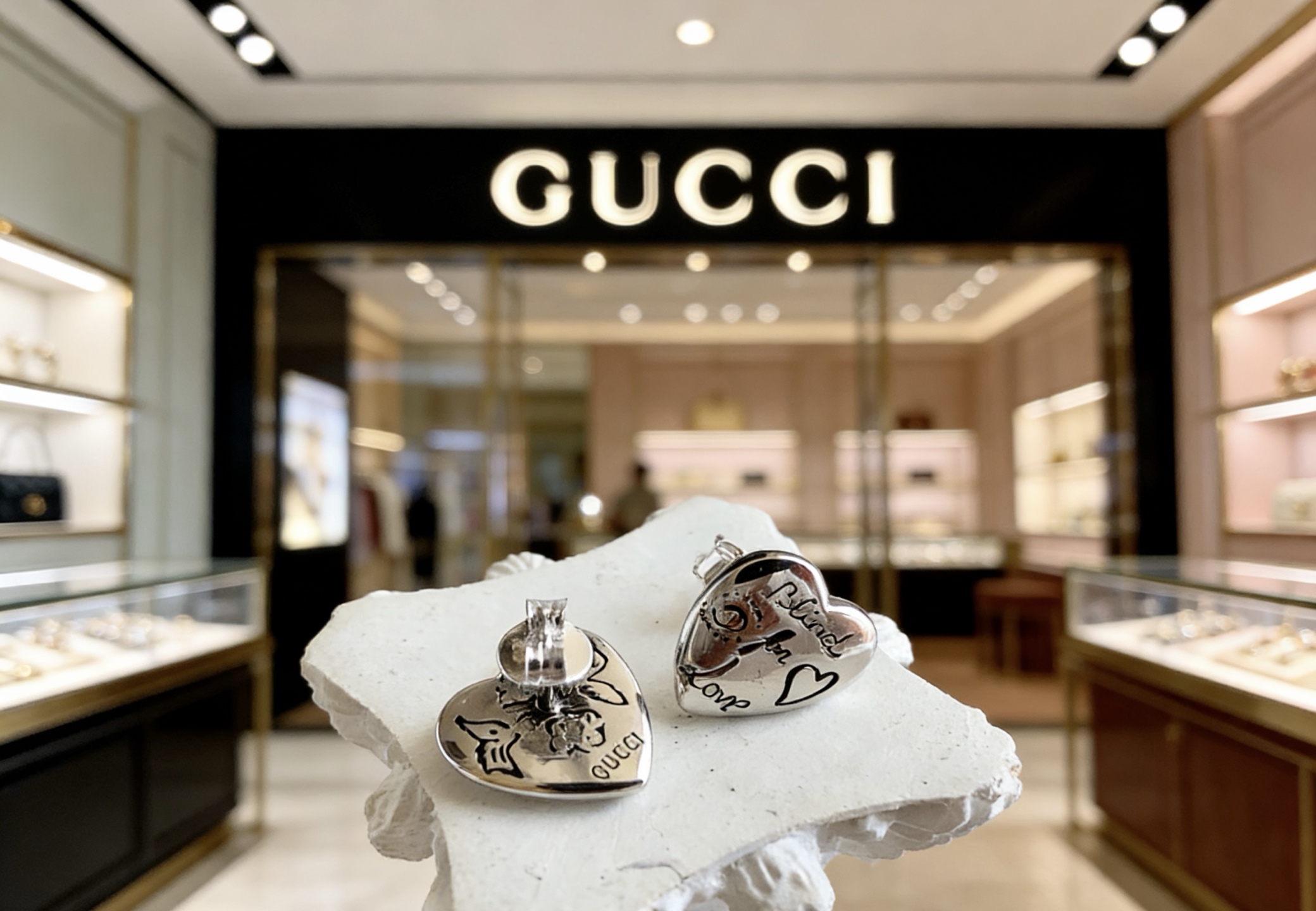 Gucci Gucci 古驰 【代购级别】 永恒 logo耳钉