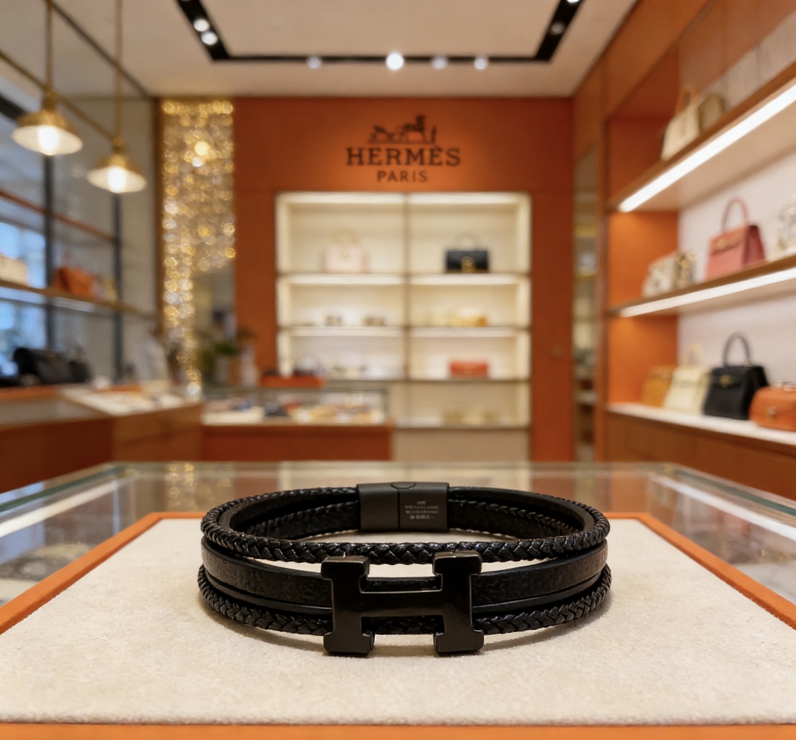 Hermès 新品发售 爱马仕手绳手环最新款纯手工头层牛皮材质档次更高 H系列系列 款系列手链手绳