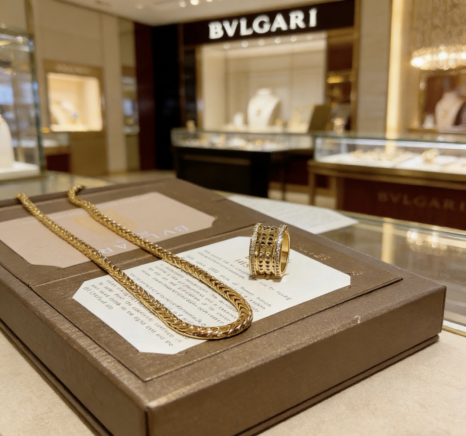 Bvlgari 宝格丽项链V金材质 BVLGARI宝格丽 DIVAS‘ DREAM 系列 品相完美