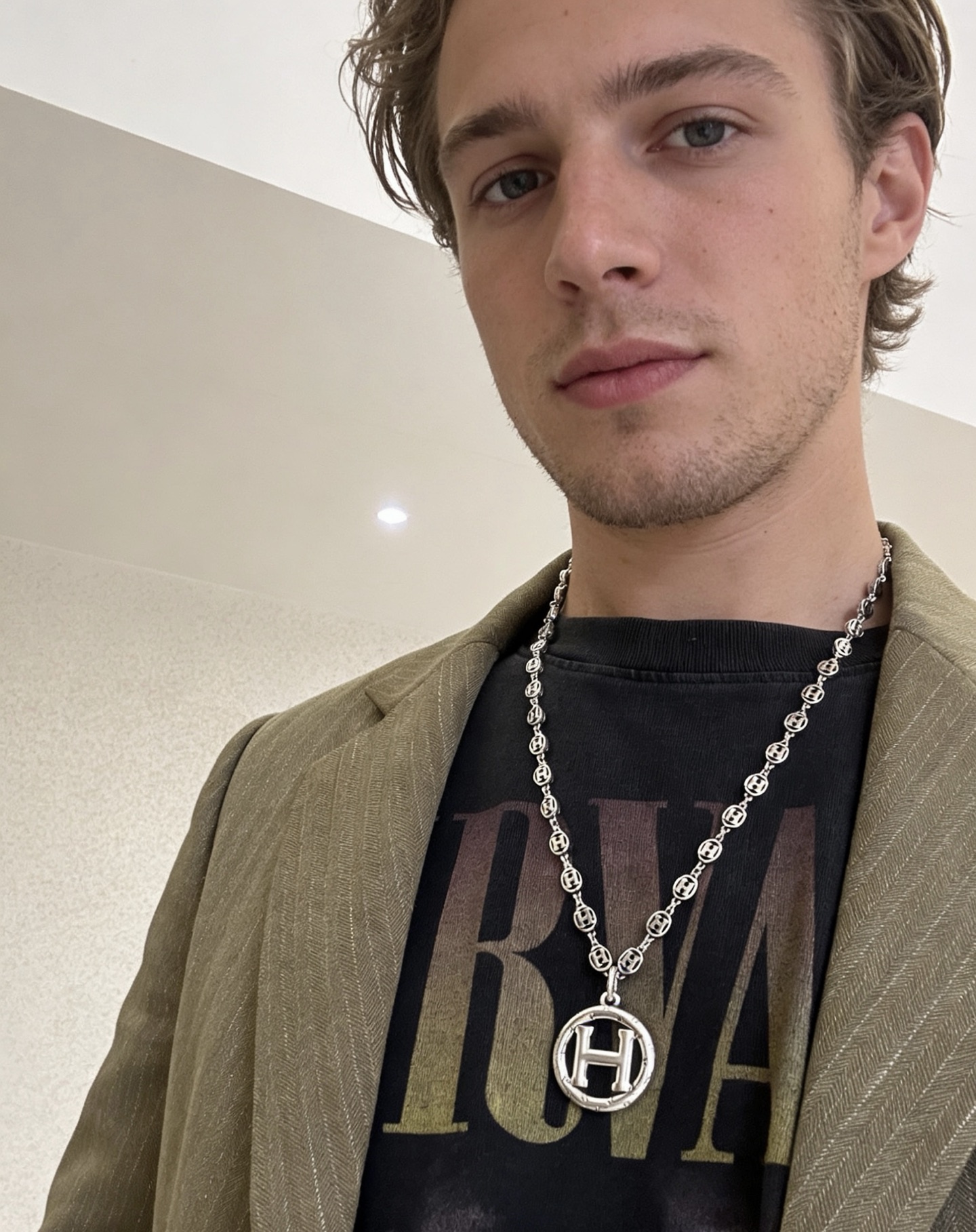 Hermès 爱马仕项链 猪鼻子项链系列首饰 进口定制.高端链条 搭配 新品 简单 火 设计独特 前卫 男女 款