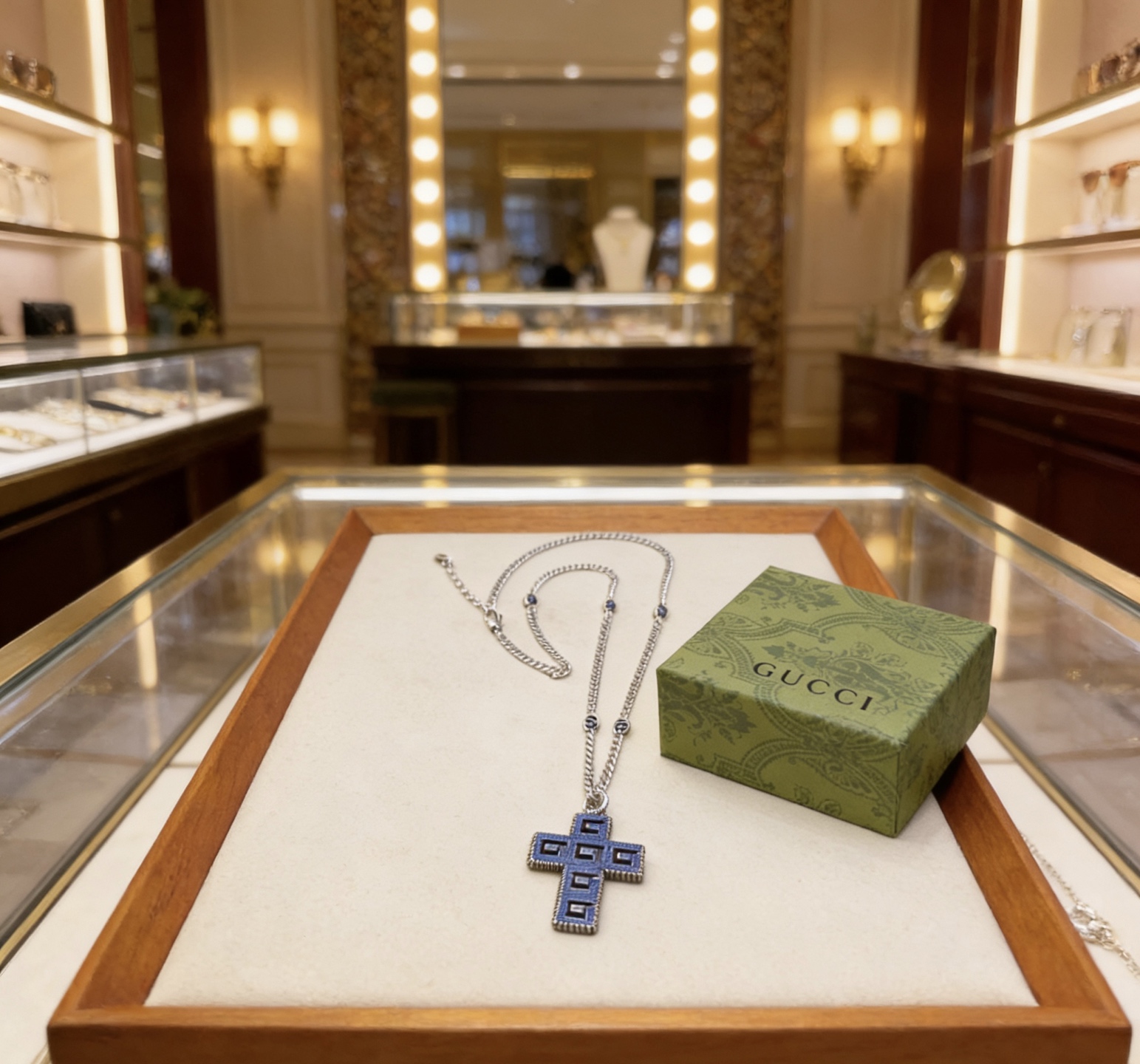 Gucci 太帅啦 𝐆𝐮𝐜𝐜𝐢古驰项链2026最新款链条档次更高 款Anger Forest系列双G古驰项链