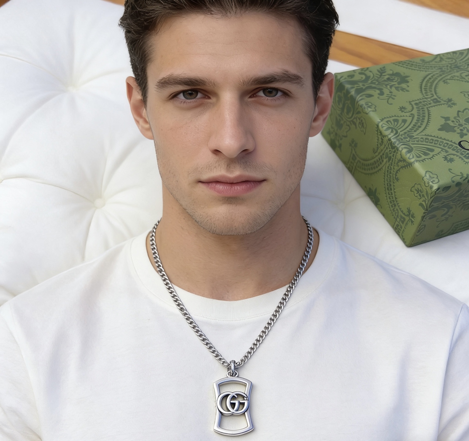 Gucci 太帅啦 𝐆𝐮𝐜𝐜𝐢古驰项链2026最新款链条档次更高 款Anger Forest系列双G古驰项链
