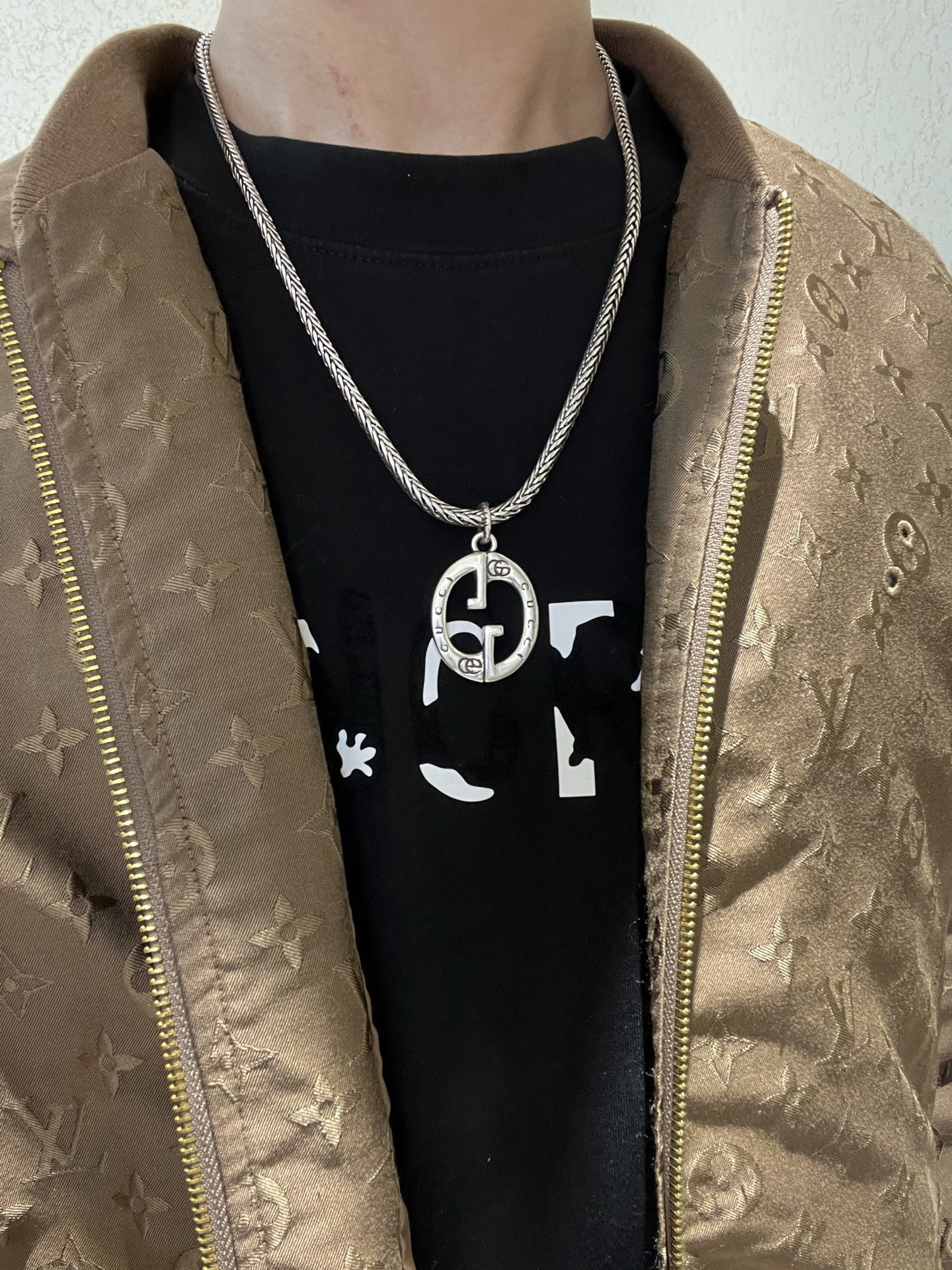 Gucci 不爆不发 抖音带货 首选 𝐆𝐮𝐜𝐜𝐢古驰项链最新款链条档次更高 Anger Forest系列双g设计理念 图案项链