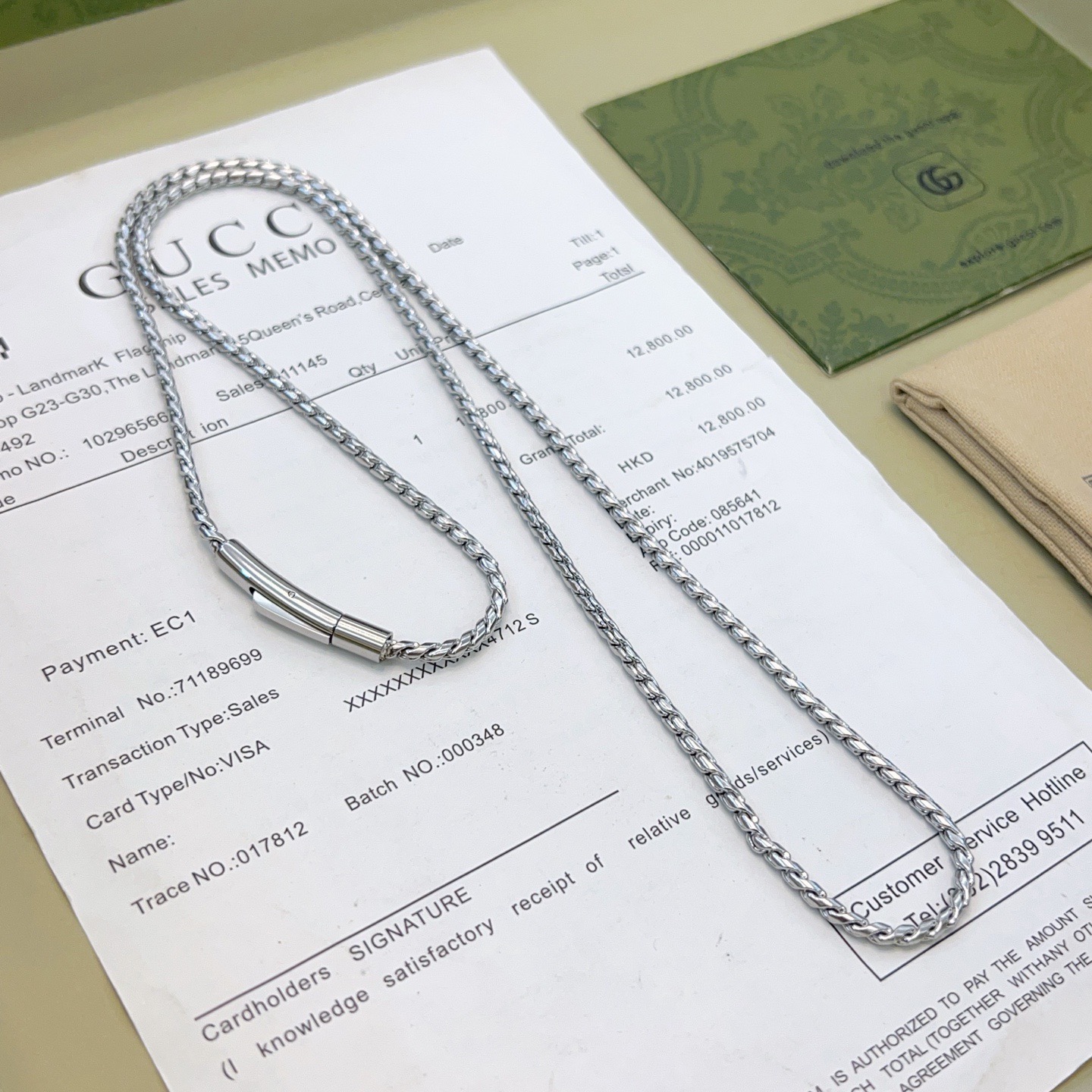 Gucci 不爆不发 古驰官网新款同步更新 抖音带货 首选 𝐆𝐮𝐜𝐜𝐢古驰项链最新款链条档次更高 Anger Forest系列 双g古驰项链定制项链