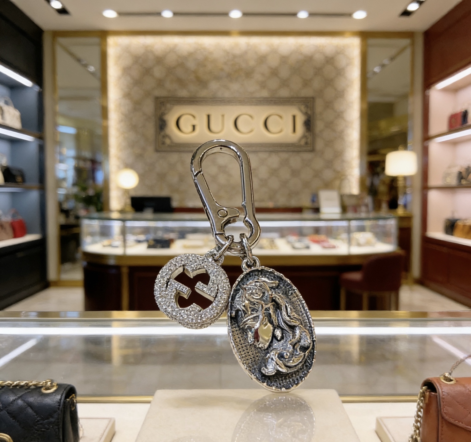 NO:755085,Batch of new product releases Gucci keychains Gucci bag buckles The latest bag charms are of higher quality Stars have the same style Anger Forest series Double G classic models co-branded design concept keychain series The details are distressed and not available in the market Glossy version This one has been out The best-selling model in Gucci Very good match with trendy backpacks, jewelry boutiques, gucci, backpacks, keychain19860909批新品发布 古驰钥匙扣 古驰包包扣 最新款包包挂饰档次更高明星同款Anger Forest系列双G经典款联名设计理念钥匙扣系列 细节对版做旧处理 非市面亮面版型 这款一直在出 古驰里面热卖款 非常好搭配潮流背包,饰品精品,gucci,backpacks,keychain,Jewelry