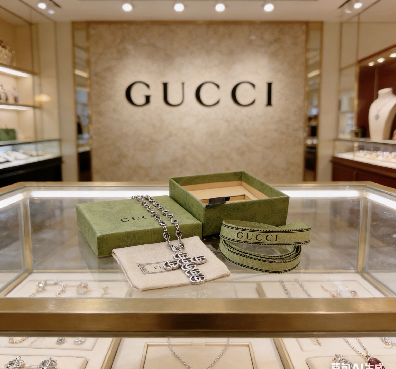 Gucci 𝐆𝐮𝐜𝐜𝐢古驰项链2026最新款链条档次更高 Anger Forest系列双G古驰项链