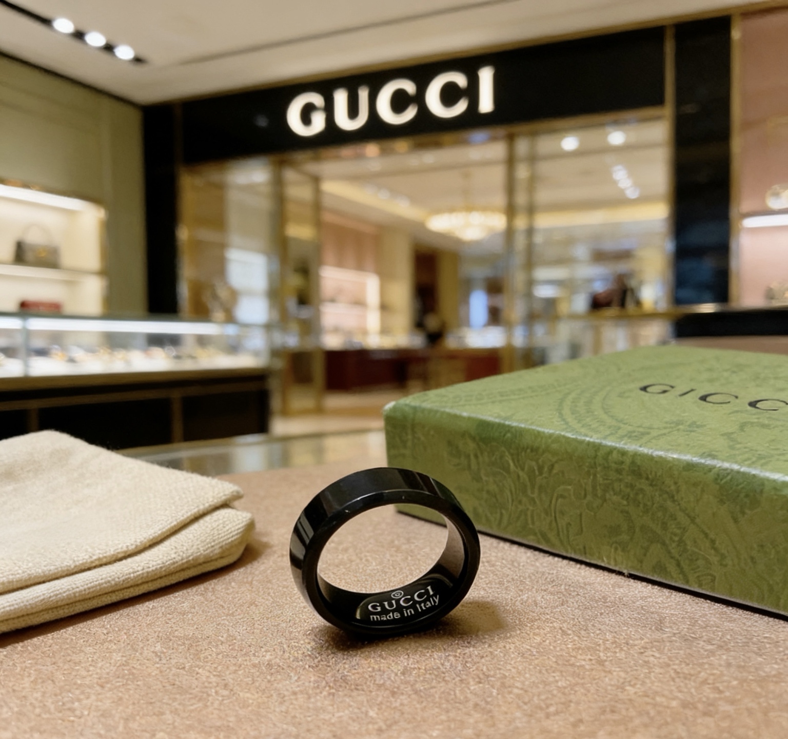 Gucci 𝐆𝐮𝐜𝐜𝐢古驰戒指最新款款式档次更高 Anger Forest系列v金质感沉沉双G纯手工制作工艺 古驰戒指 钛金高端定制