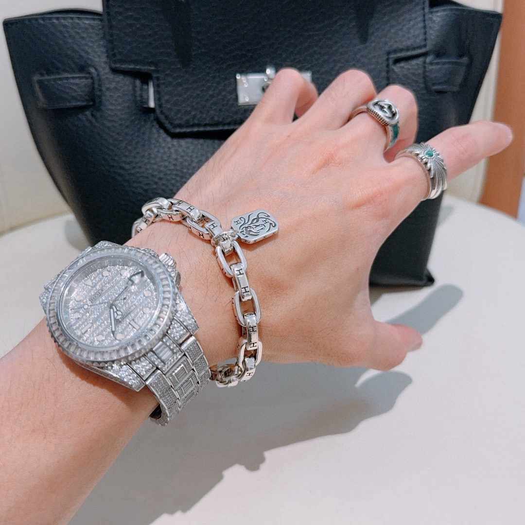 Hermès 新款爱马仕手链加厚版 铂金版 高级精工版