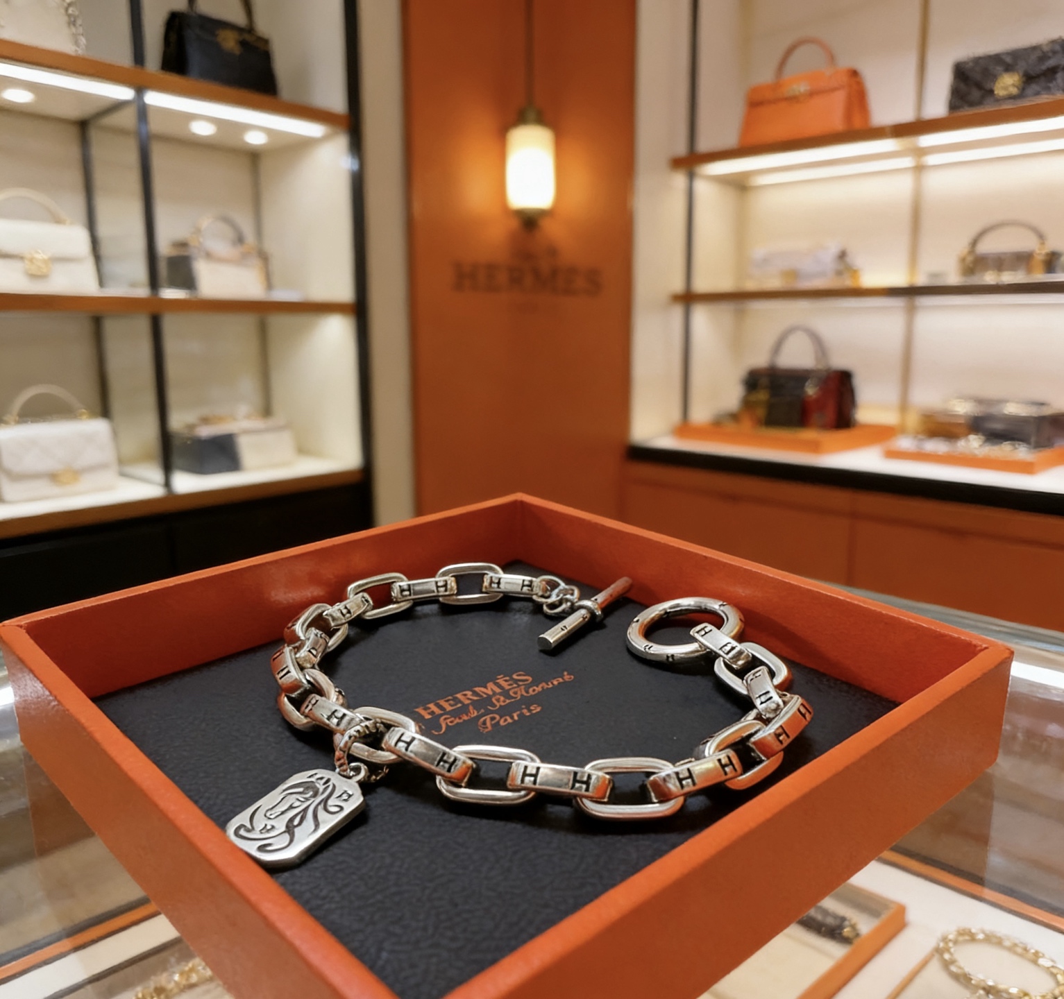 Hermès 新款爱马仕手链加厚版 铂金版 高级精工版