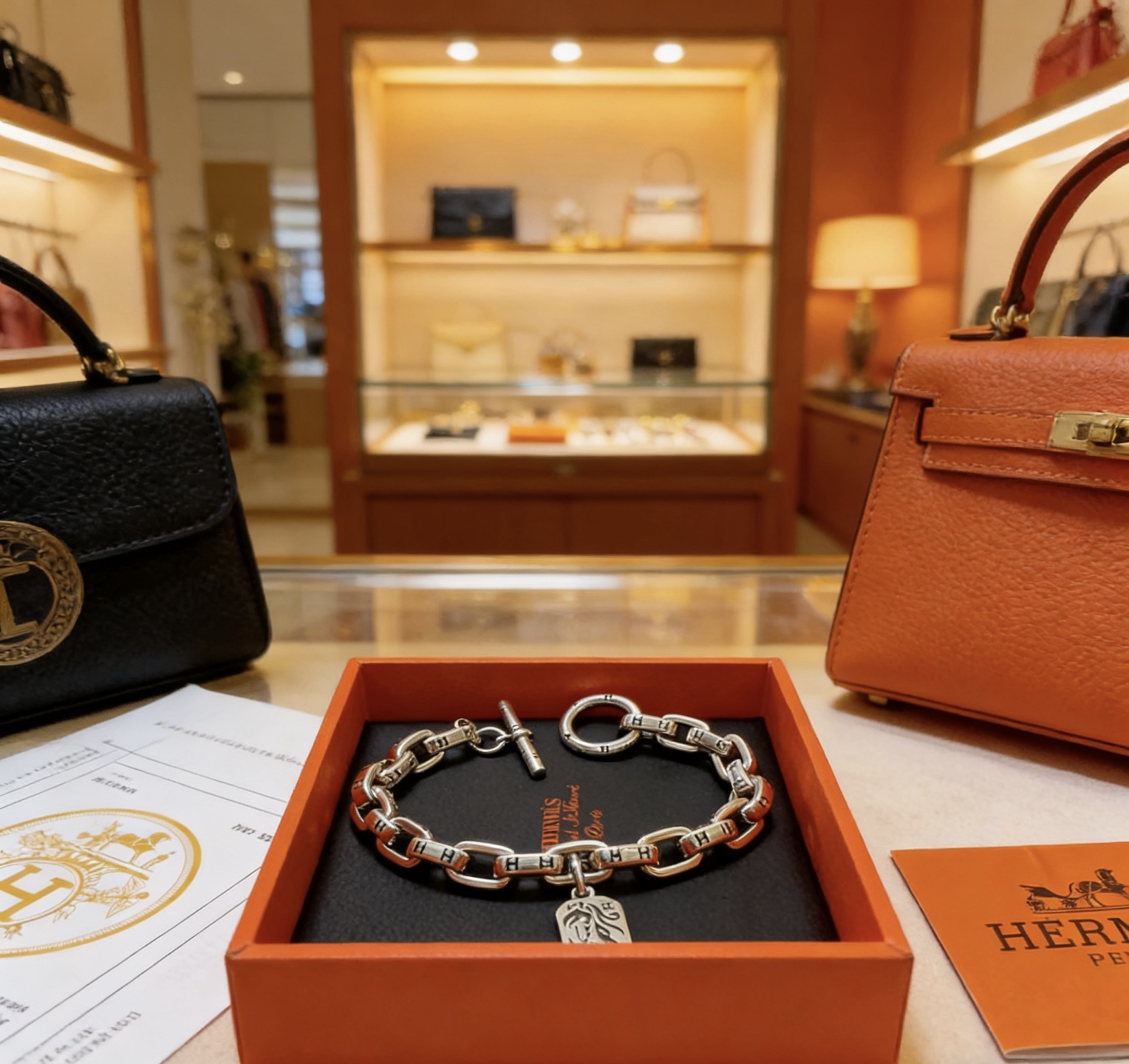 Hermès 新款爱马仕手链加厚版 铂金版 高级精工版