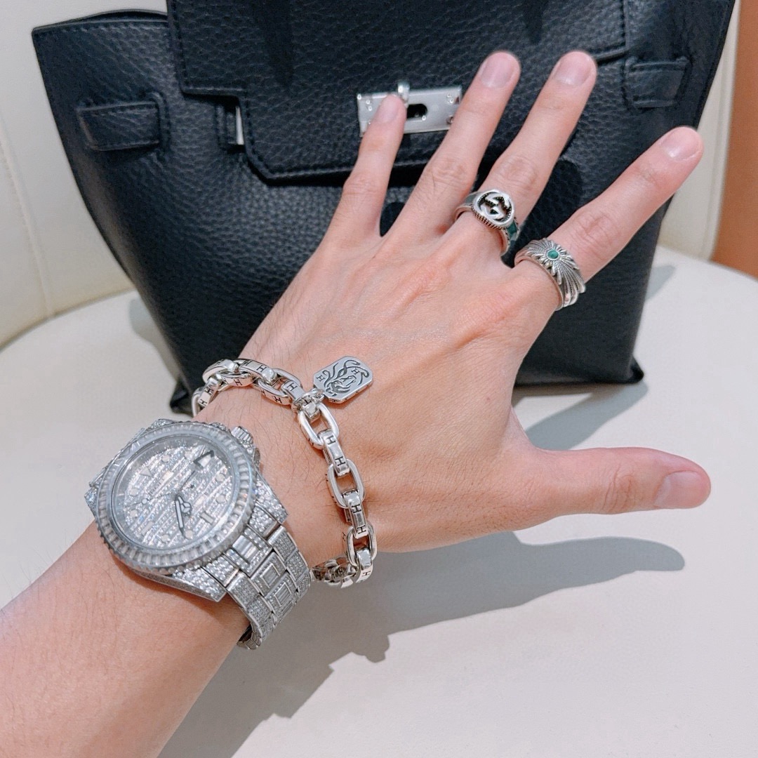Hermès 新款爱马仕手链加厚版 铂金版 高级精工版