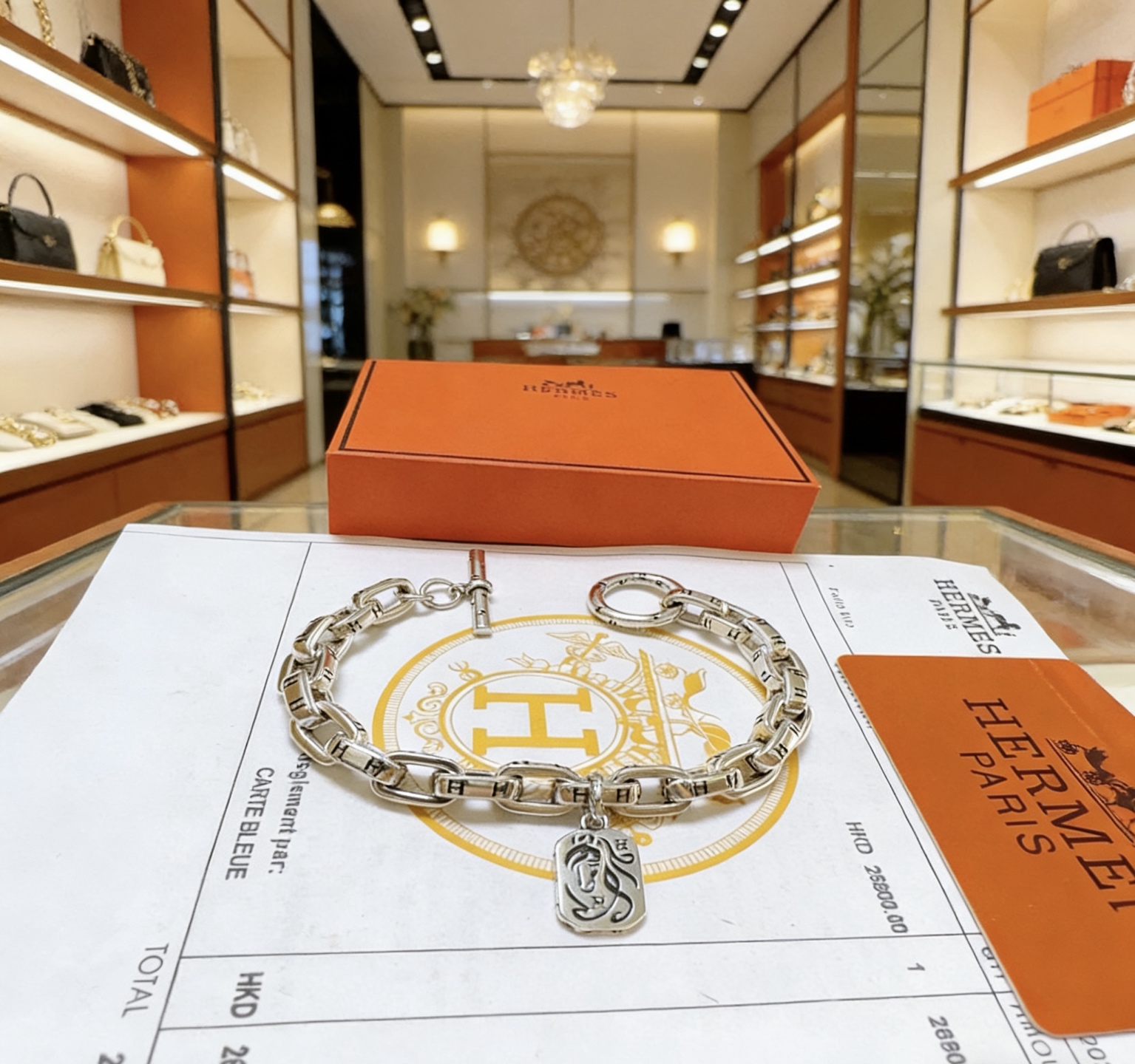 Hermès 新款爱马仕手链加厚版 铂金版 高级精工版