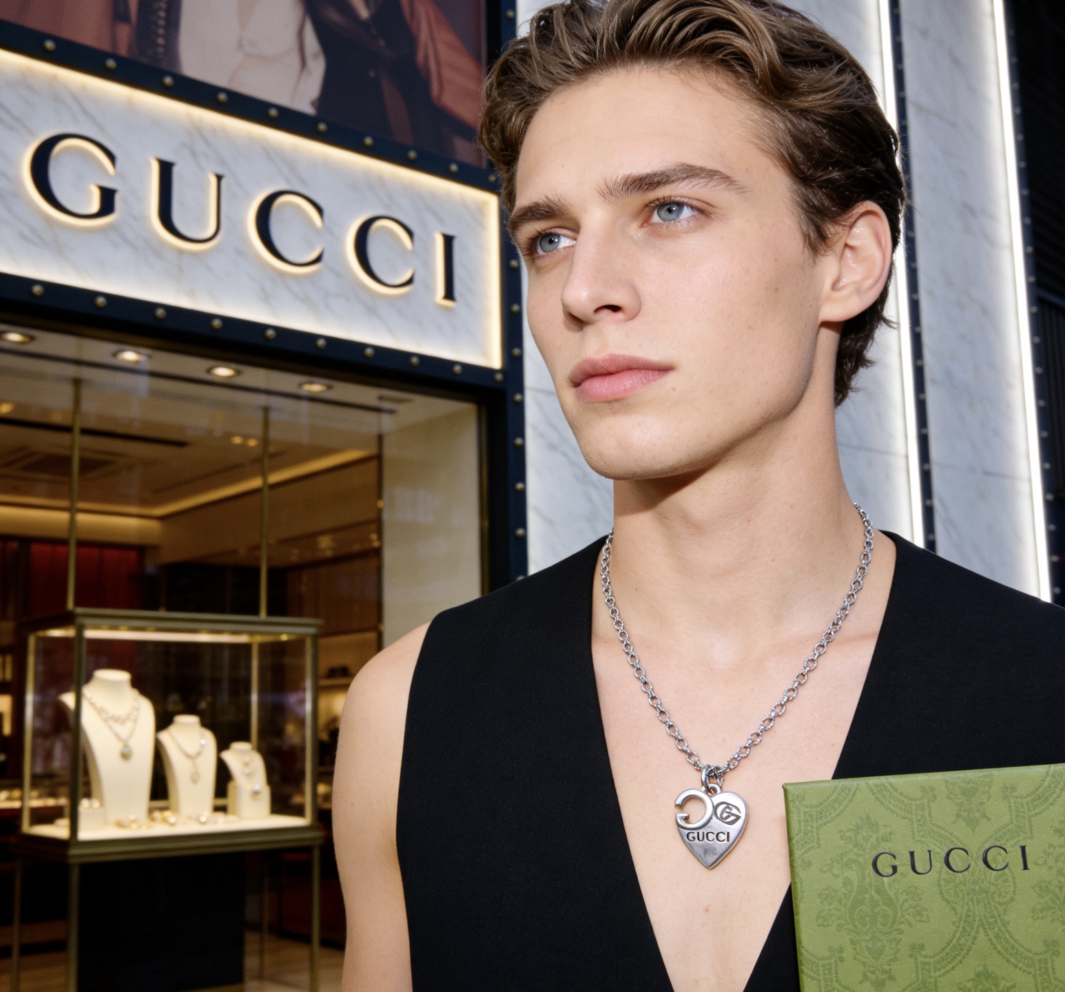 NO:755129,Batch Gucci suit new product release. It is not explosive. It is the first choice for Douyin to bring goods to internet celebrities. The latest chain of Gucci necklace is of higher quality. The same style as the Anger Forest series double G Gucci new art style retro necklace. It makes the high-end clothes more elegant. It has more brand and personality when going out. The details are distressed. The non-market glossy version. This one has been out. The best-selling model in Gucci. Very easy to match, fine jewelry, gucci, necklace.19860909批 古驰套装新品发布 不爆不发 抖音带货网红首选 古驰项链最新款链条档次更高明星同款Anger Forest系列双g古驰新品艺术风格复古项链 让高档的衣服搭配更有气质 出去更有牌面和个性 细节对版做旧处理 非市面亮面版型 这款一直在出 古驰里面热卖款 非常好搭配,饰品精品,gucci,necklace,Jewelry