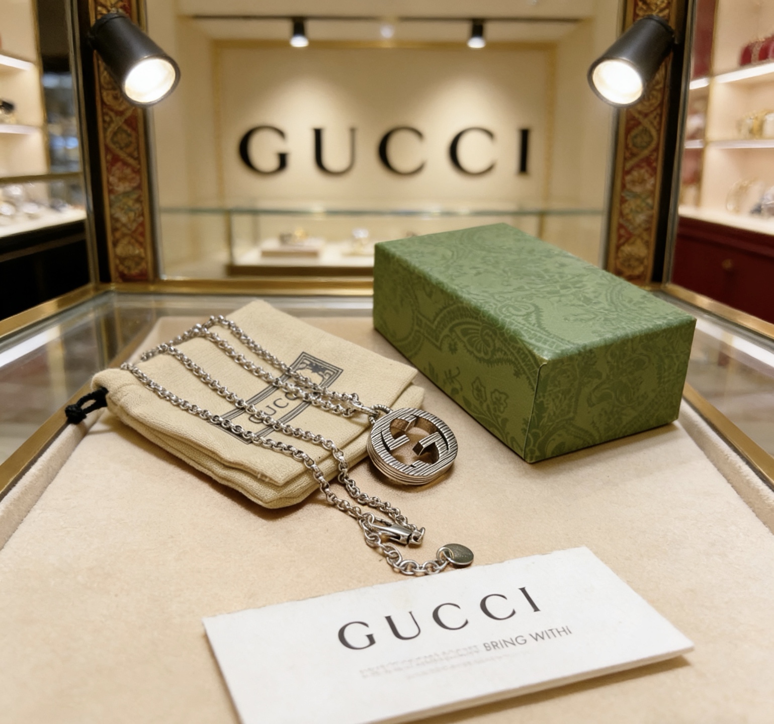 Gucci 太帅啦 𝐆𝐮𝐜𝐜𝐢古驰项链2026最新款链条档次更高 款Anger Forest系列双G古驰项链