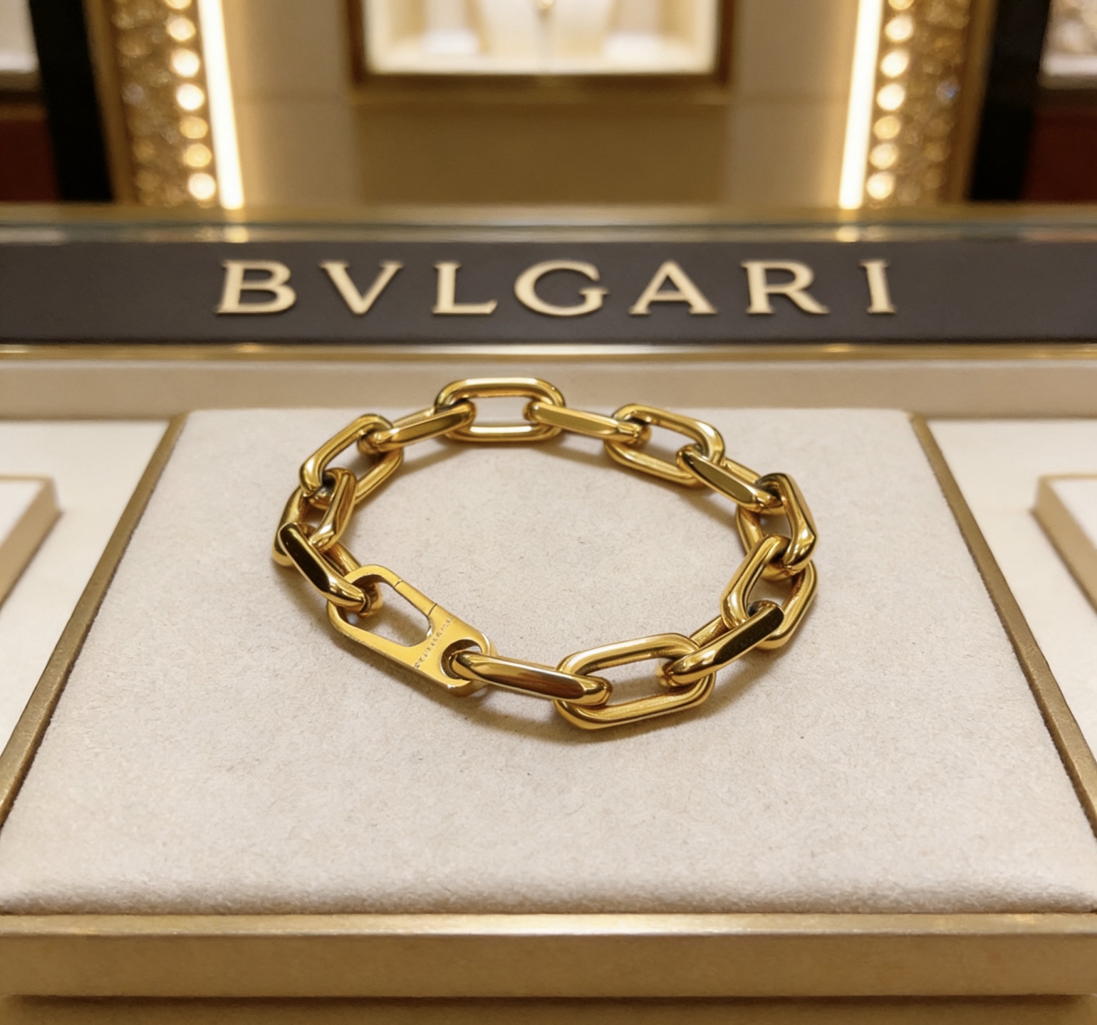 Bvlgari 宝格丽手链V金材质 BVLGARI宝格丽 DIVAS‘ DREAM 系列 品相完美