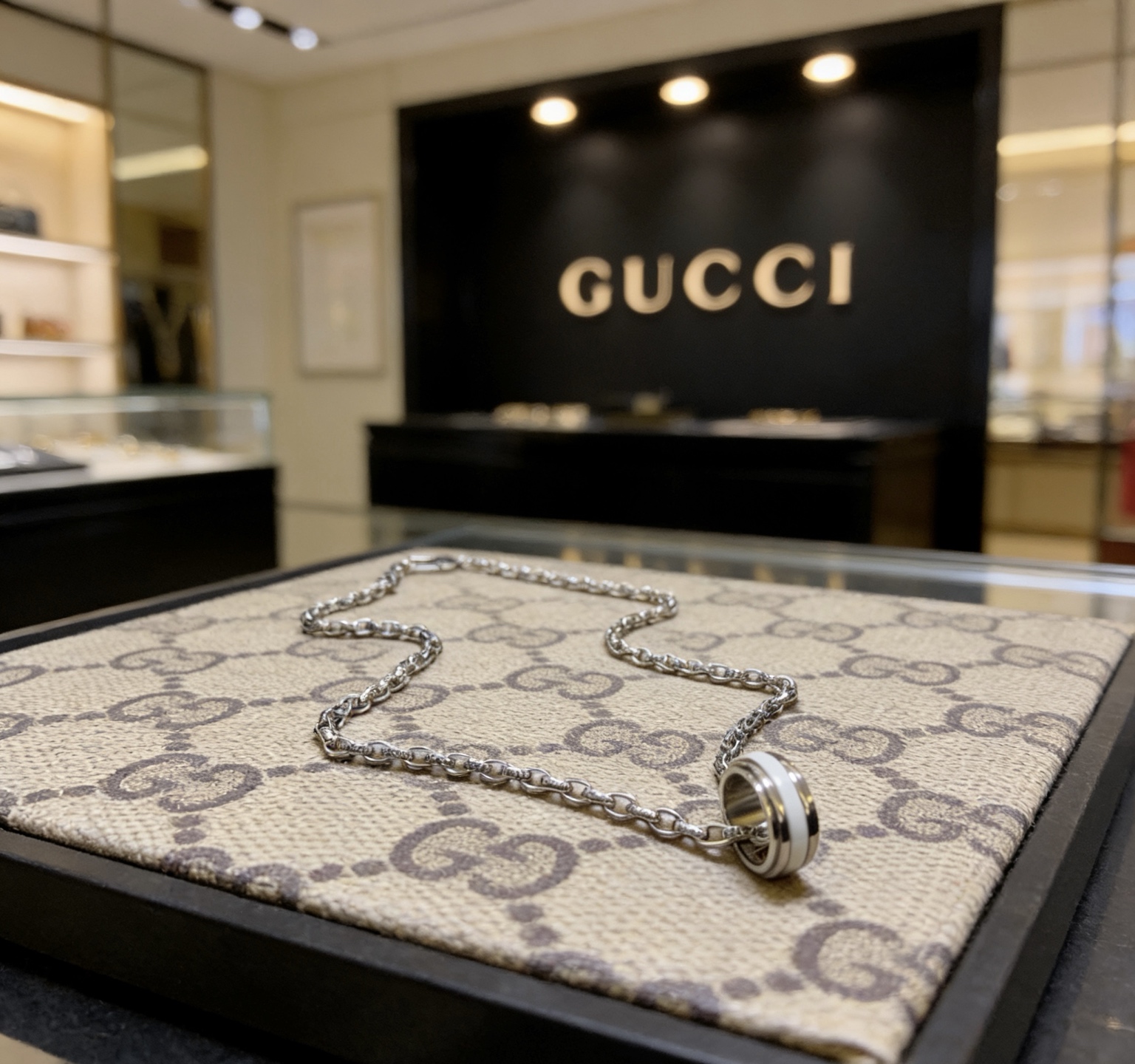 NO:763412,Batch, do not explode, douyin is the first choice for Internet celebrities to bring goods. The latest chain of Gucci necklaces is of higher quality. The same style as the Anger Forest series double g design concept retro pattern necklace for celebrities. It makes high-end clothes more elegant and more brand-like and personalized when going out. The details are distressed. The non-market glossy version. This one has been out. The best-selling model in Gucci. Very easy to match, fine jewelry, gucci, necklace.19860909批  不爆不发 抖音带货网红首选 古驰项链最新款链条档次更高明星同款Anger Forest系列双g设计理念复古图案项链 让高档的衣服搭配更有气质 出去更有牌面和个性 细节对版做旧处理 非市面亮面版型 这款一直在出 古驰里面热卖款 非常好搭配,饰品精品,gucci,necklace,Jewelry