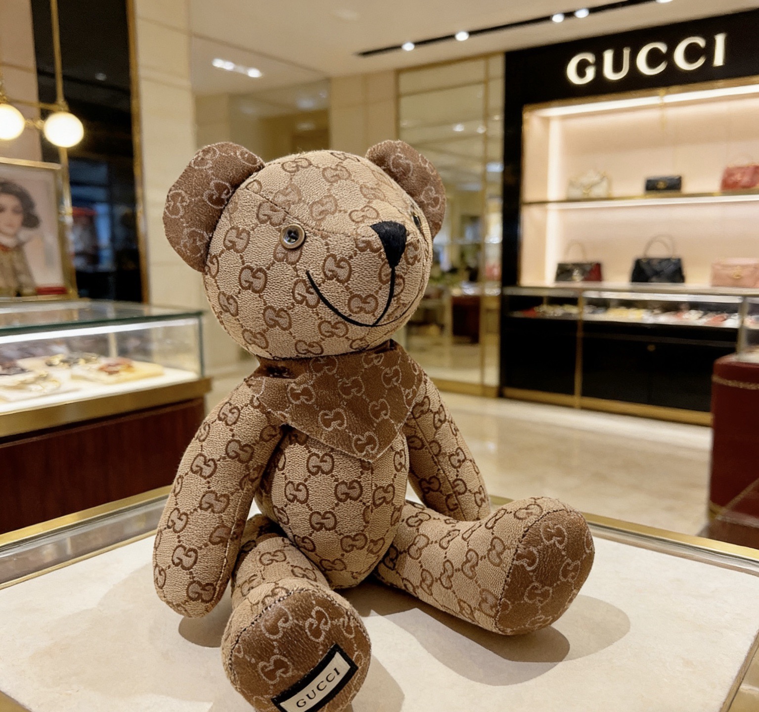 Gucci 来袭 古驰官网首发新品小熊玩偶独家高品质发售 出口法国订单新品发布 古驰的的一款小熊公仔