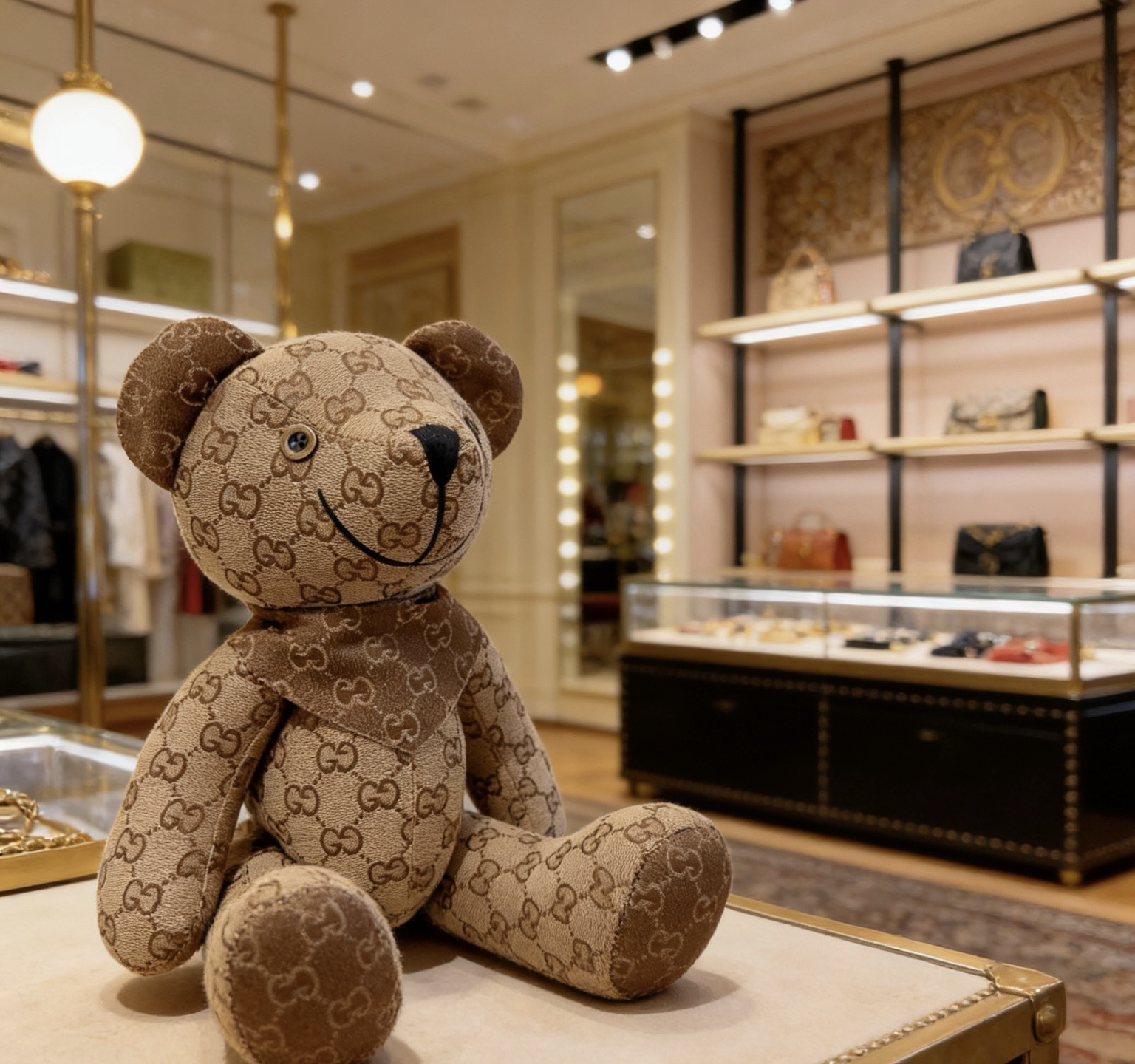 Gucci 来袭 古驰官网首发新品小熊玩偶独家高品质发售 出口法国订单新品发布 古驰的的一款小熊公仔