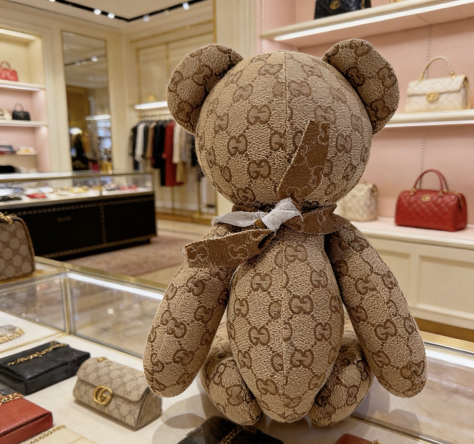 Gucci 来袭 古驰官网首发新品小熊玩偶独家高品质发售 出口法国订单新品发布 古驰的的一款小熊公仔