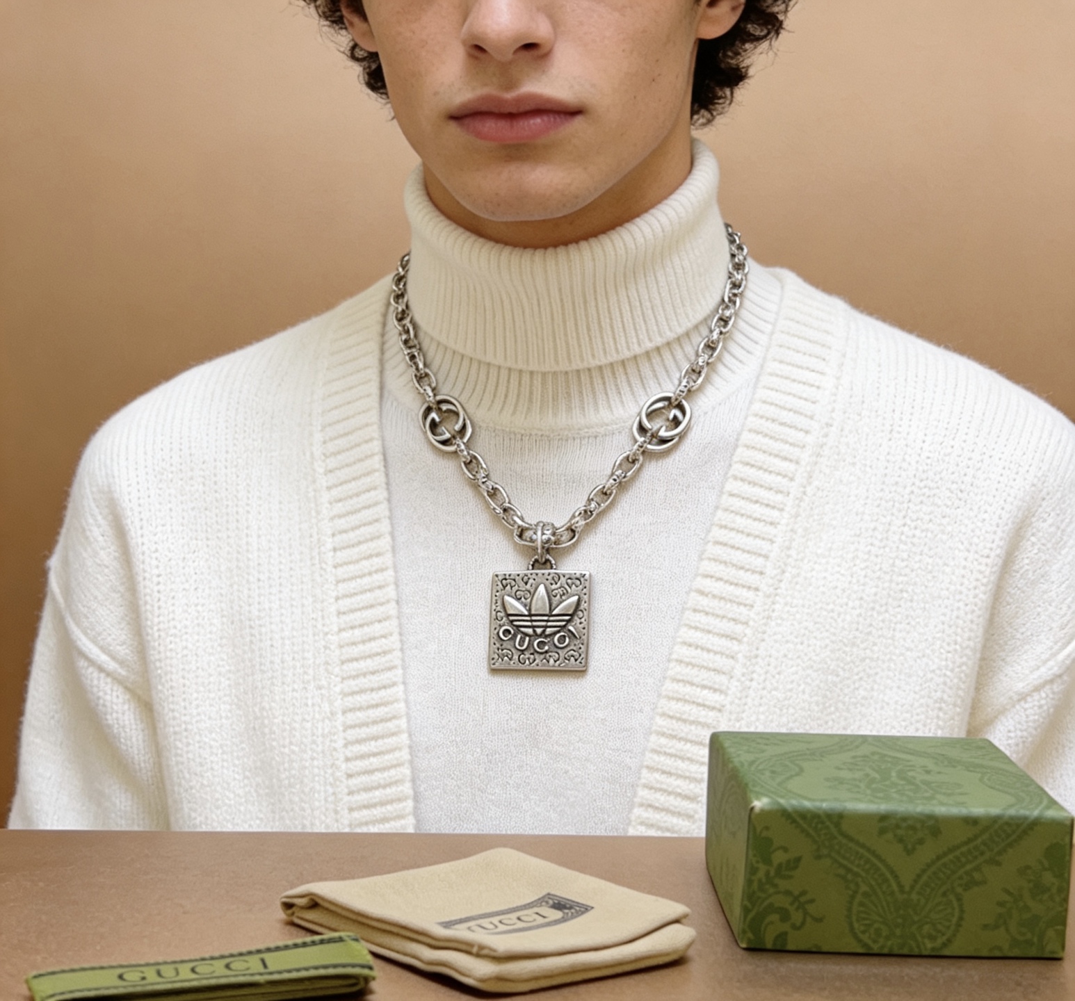 Gucci 𝐆𝐮𝐜𝐜𝐢古驰项链最新款链条档次更高 Anger Forest系列双G 项链黄金系列项链