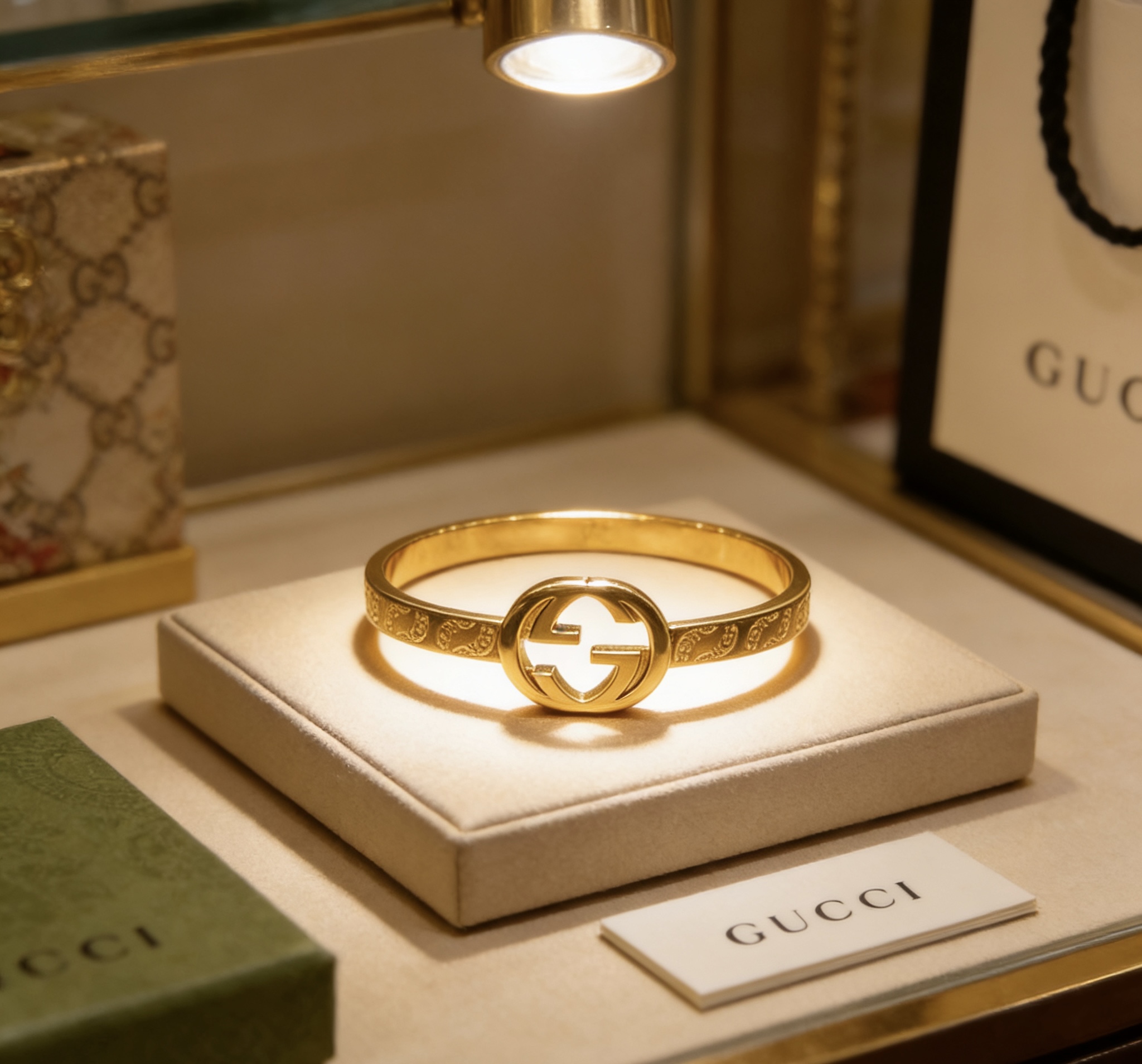 Gucci 𝐆𝐮𝐜𝐜𝐢古驰手镯手环纯手工打造最新款手镯档次更高 Anger Forest系列双G 款系列不退色古驰手环