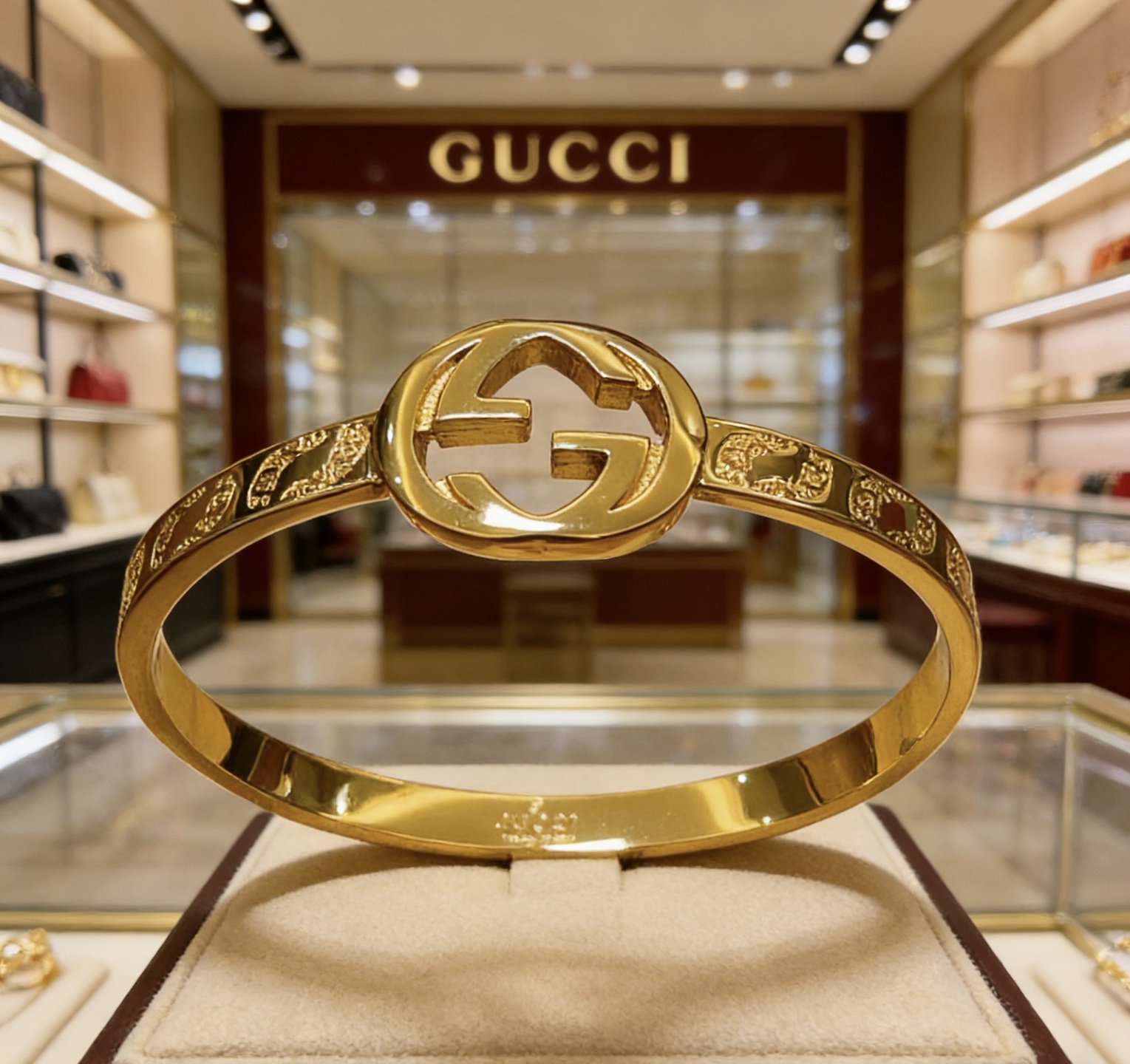 Gucci 𝐆𝐮𝐜𝐜𝐢古驰手镯手环纯手工打造最新款手镯档次更高 Anger Forest系列双G 款系列不退色古驰手环