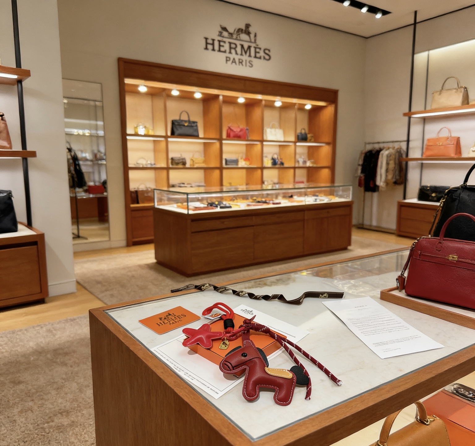 Hermès 新款Hermes爱马仕包包挂饰钥匙扣加厚版 铂金版