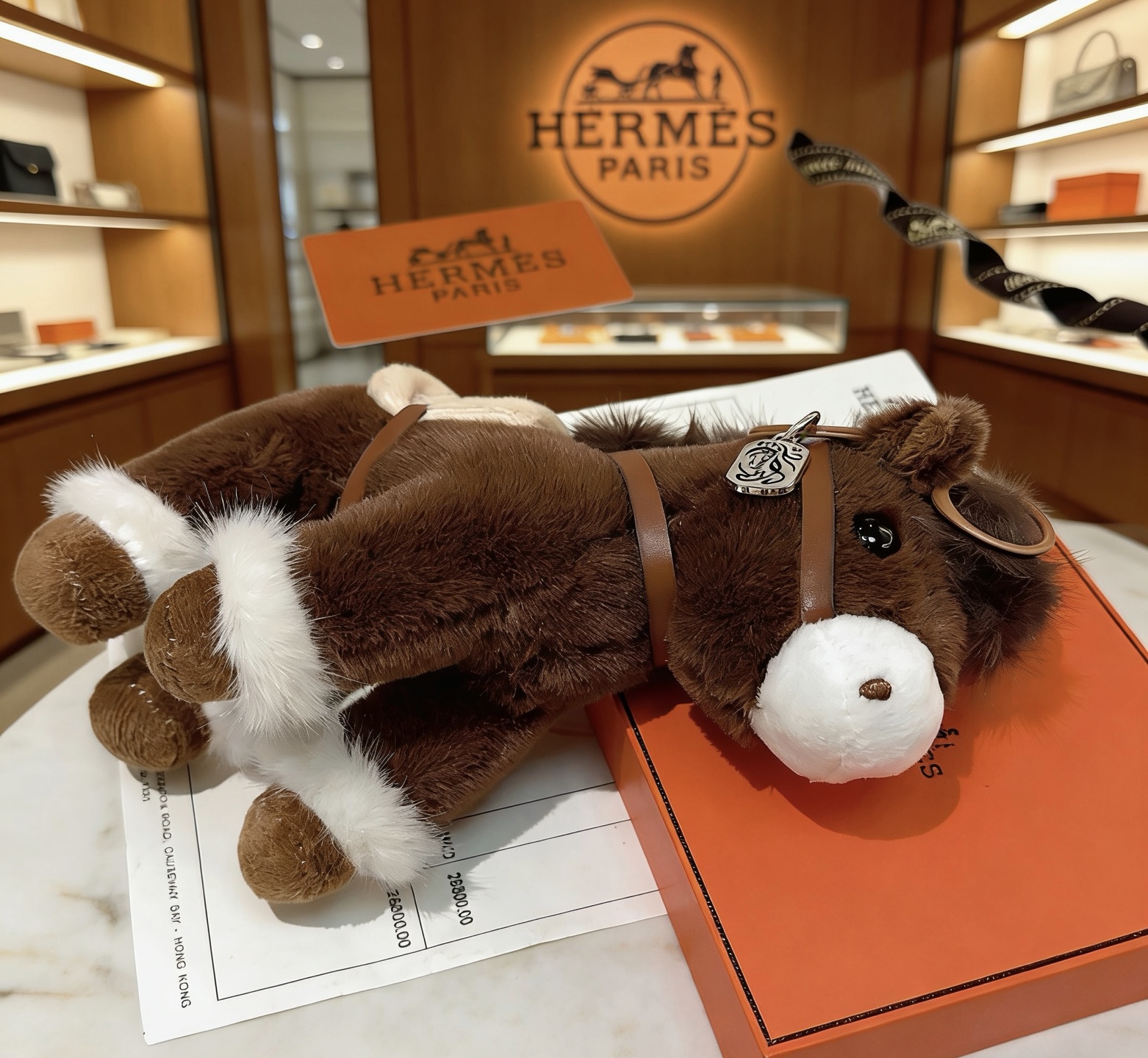 Hermès 新款Hermes爱马仕包包挂饰钥匙扣加厚版