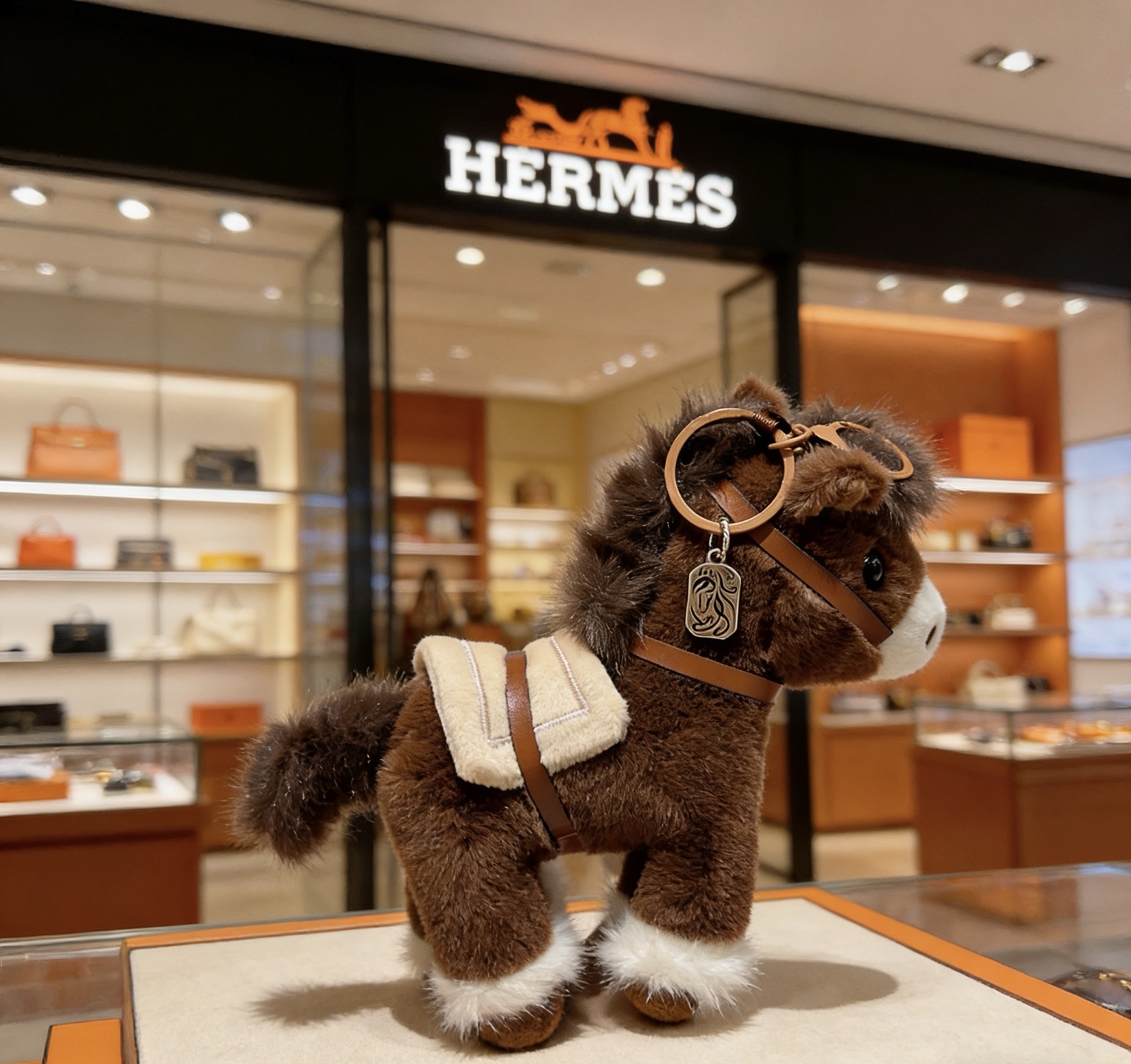 Hermès 新款Hermes爱马仕包包挂饰钥匙扣加厚版