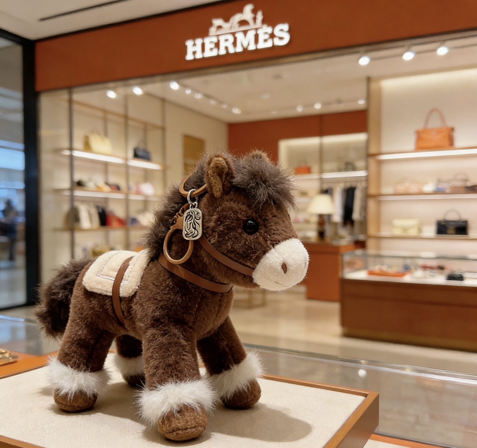 Hermès 新款Hermes爱马仕包包挂饰钥匙扣加厚版