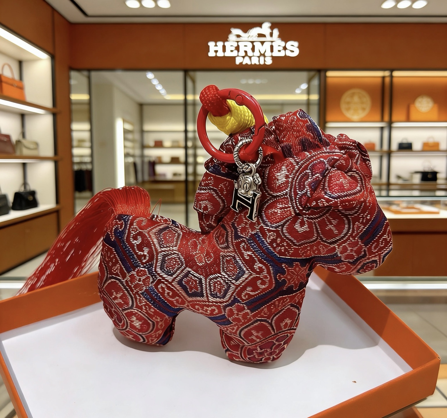 Hermès 新款Hermes爱马仕包包挂饰钥匙扣加厚版 铂金版