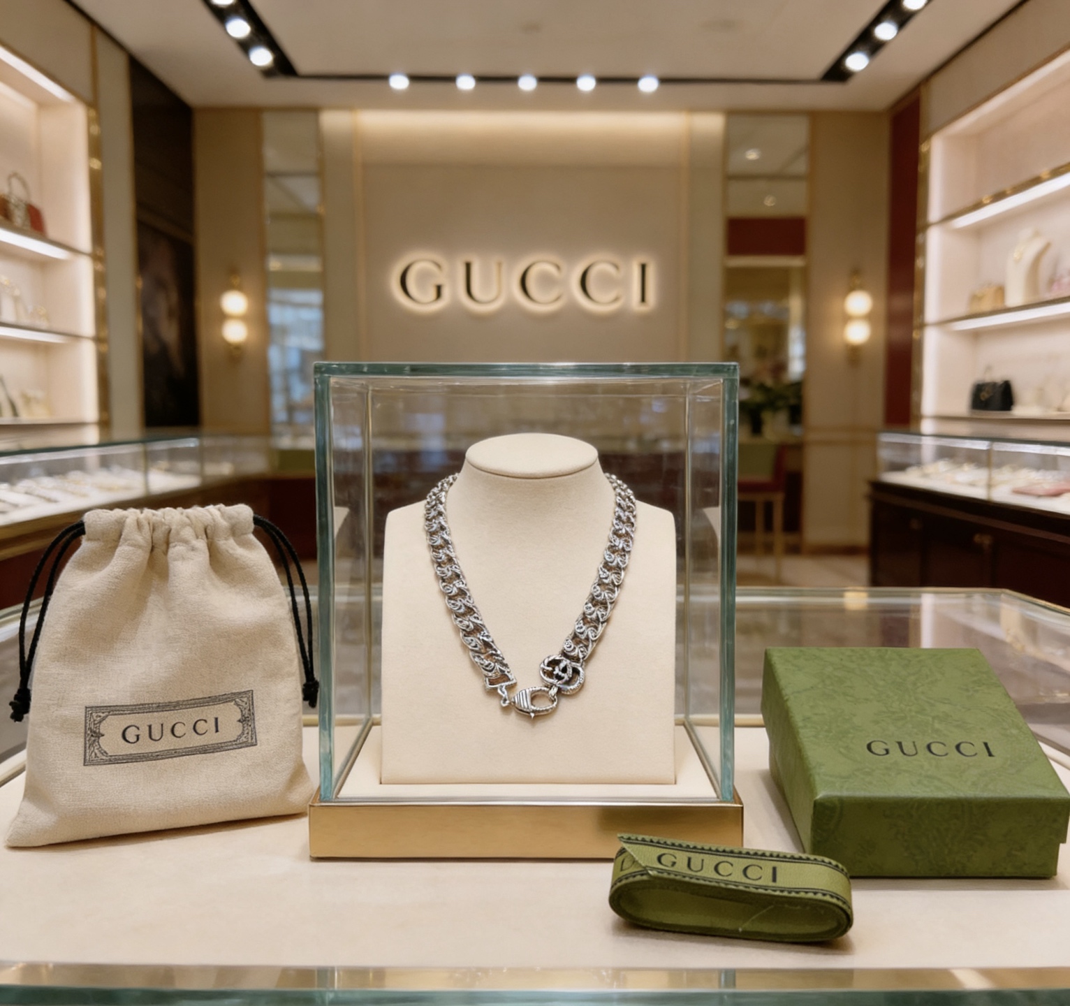 NO:763495,The latest (luxury model) Gucci necklace has a higher grade and is the same style as the star. It took more than a month to make it. It is meticulously crafted and handmade to create the perfect latest style Anger Forest series double G Gucci necklace. The chain length is 60 cm and the length can be changed. The details are distressed and not available in the market. This model has been released. It is a best-selling model in Gucci. It goes well with trendy clothes, fine jewelry, gucci, and necklace.19860909批(奢华款)古驰项链最新款链条档次更高明星同款.花了一个多月做出来精工细致纯手工打造完美的最新款式 Anger Forest系列双G古驰项链 链长60厘米可改长度 细节对版做旧处理 非市面亮面版型 这款一直在出 古驰里面热卖款 非常好搭配潮流衣服,饰品精品,gucci,necklace,Jewelry