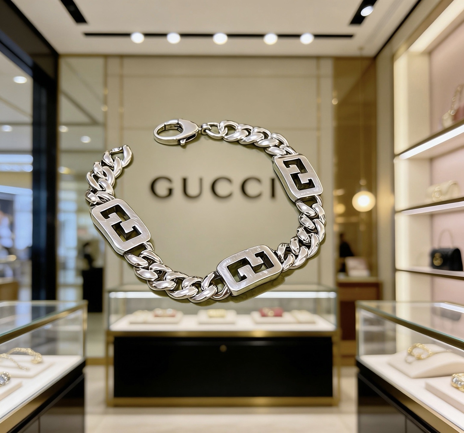 NO:763493,Batch. Newly released Gucci Gucci bracelet, the latest classic model, exquisite no matter the 3G style, the texture is absolutely top-notch. You can understand the original logo at a glance. Super nice, the best choice for matching clothes, a must-have artifact for men and women. Size 18.20.22 cm, fine jewelry, gucci, gucci, bracelet19860909批. 新出炉 Gucci古驰手链最新款的经典款 精致无论3G款式 质感 都是绝对的顶尖feel 只要看一眼就懂了原版logo 超 nice 搭配衣服最佳的选择,男女同款必备神器 码数18.20.22厘米,饰品精品,gucci,gucci,bracelet,Jewelry