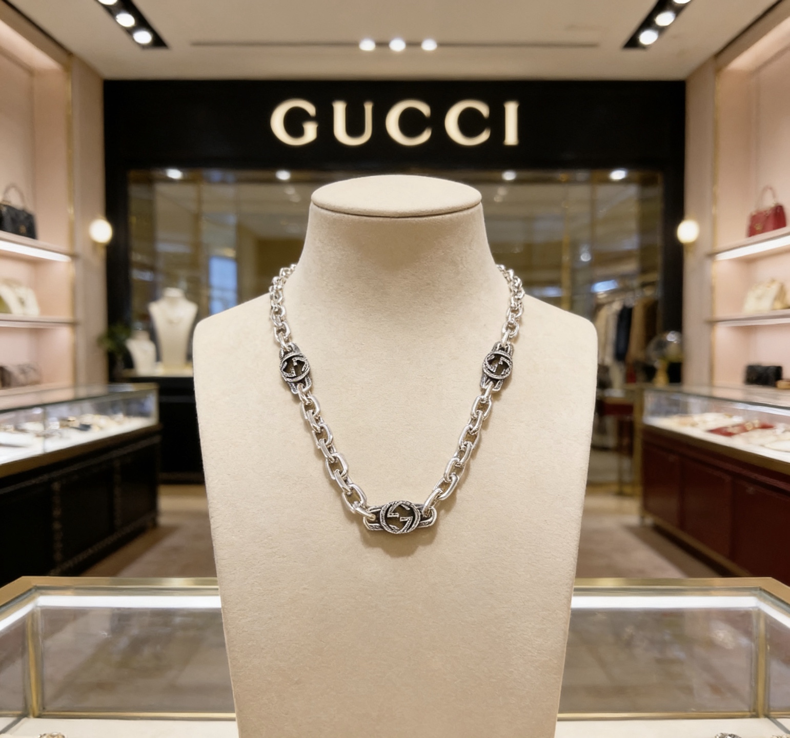 NO:763509,Batch (Luxury Style) Gucci Necklace’s latest chain has a higher grade and is the same style as the stars. It took more than a month to make it. It is meticulously crafted and handmade to create the perfect latest style. Anger Forest Series Double G Gucci Necklace. 6G Pattern Parts. Detailed gold processing. Non-market shiny version. This one has been released. It is a best-selling model in Gucci. It is very good to match trendy clothes, high-quality jewelry, Gucci, necklace, gold.19860909批 (奢华款)古驰项链最新款链条档次更高明星同款.花了一个多月做出来精工细致纯手工打造完美的最新款式 Anger Forest系列双G古驰项链 6G花纹件 细节对版黄金处理 非市面亮面版型 这款一直在出 古驰里面热卖款 非常好搭配潮流衣服,饰品精品,gucci,necklace,gold,Jewelry