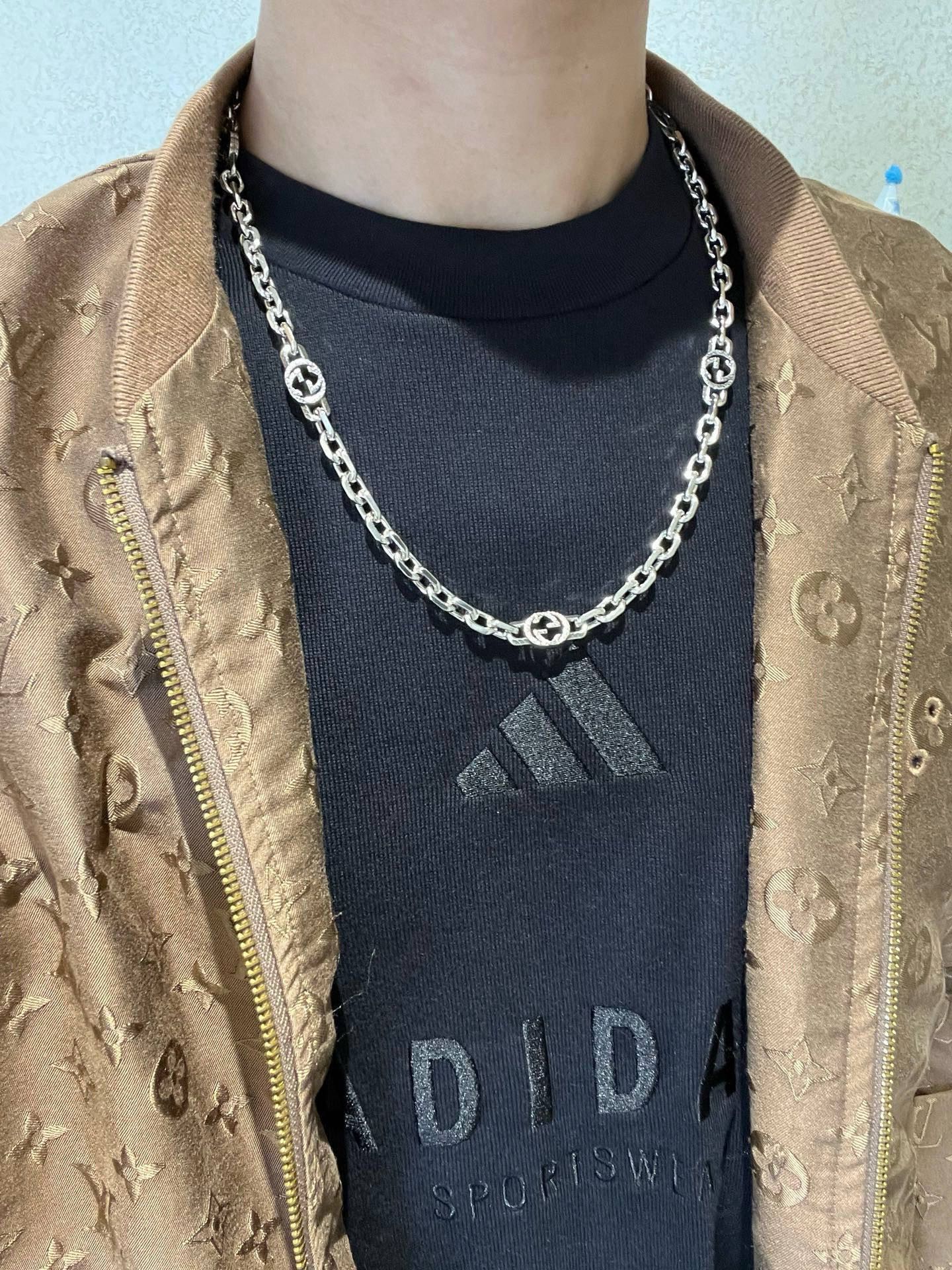 Gucci 奢华款𝐆𝐮𝐜𝐜𝐢古驰项链最新款链条档次更高