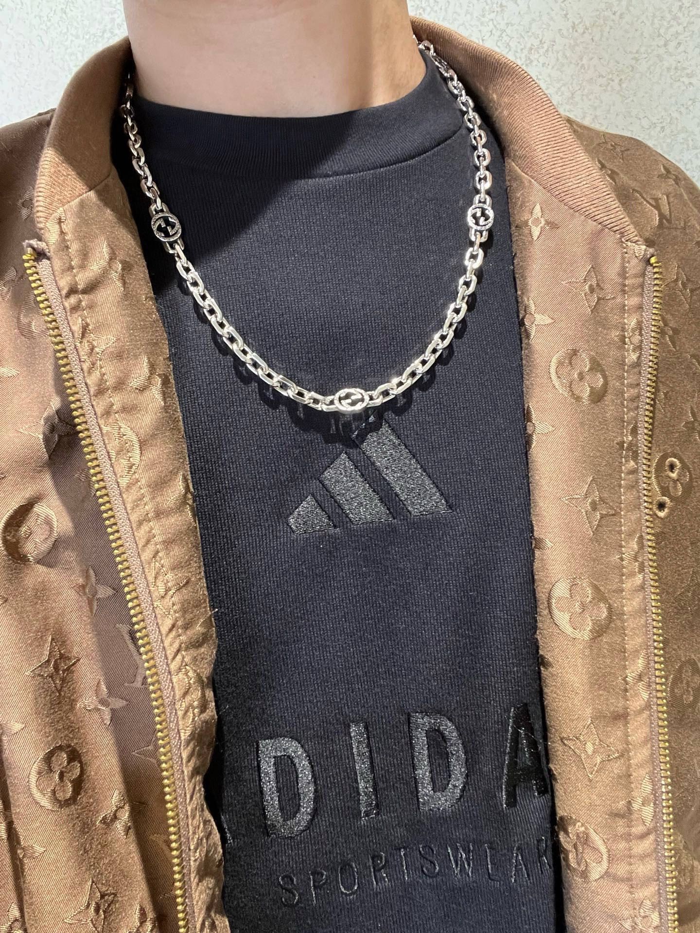 Gucci 奢华款𝐆𝐮𝐜𝐜𝐢古驰项链最新款链条档次更高