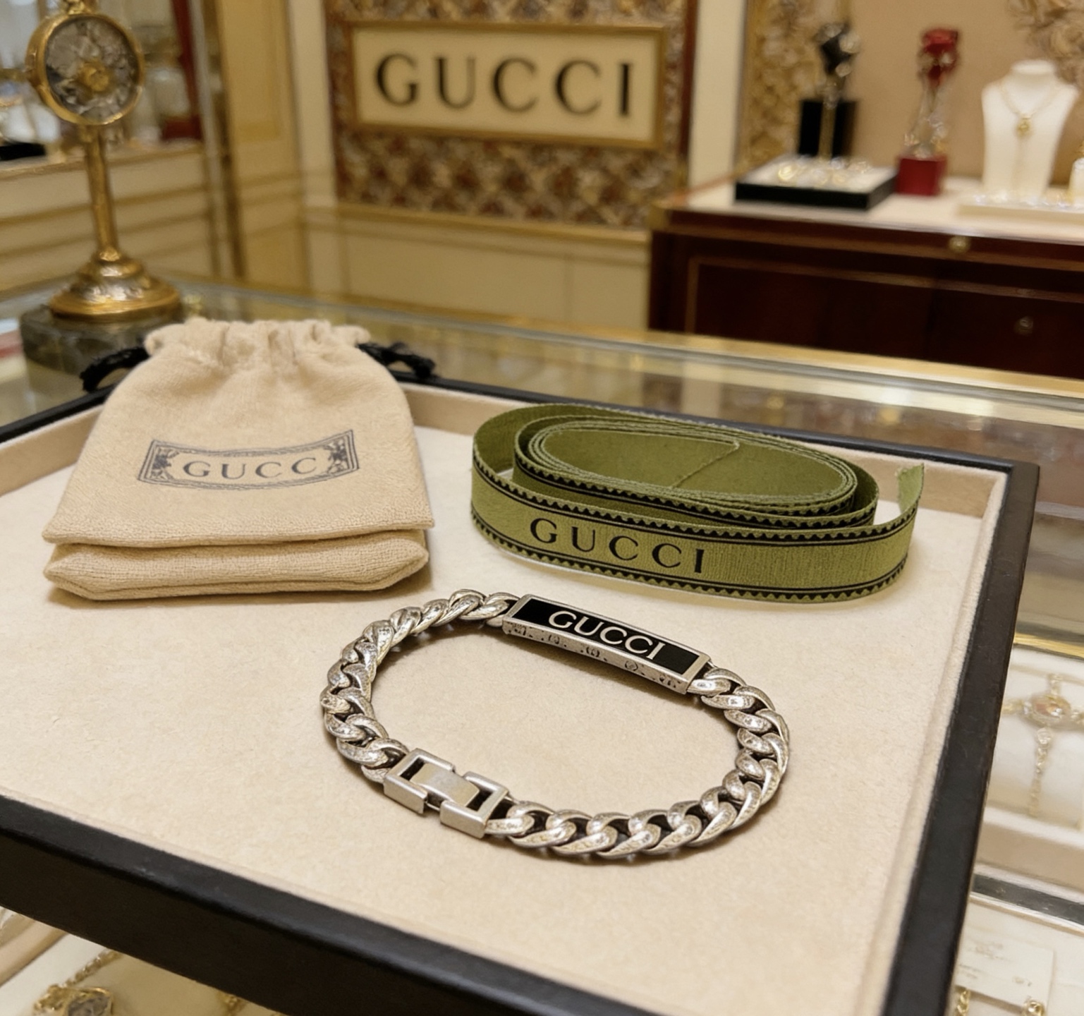 Gucci 古驰新品手链出炉 Gucci古驰手链最新款的