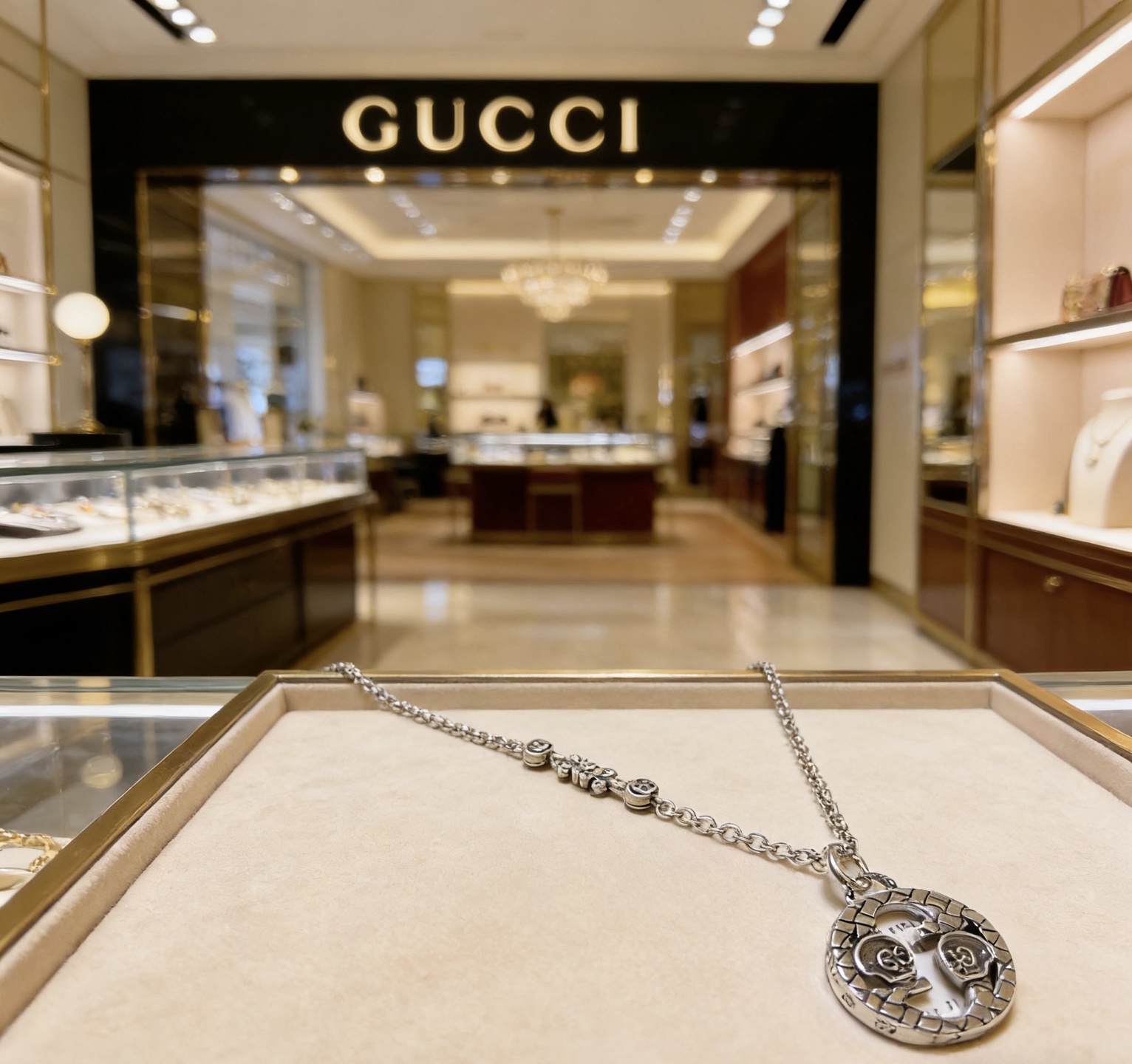 Gucci 新品发布 不爆不发 抖音带货小红书 首选 𝐆𝐮𝐜𝐜𝐢古驰手链最新款链条档次更高 Anger Forest系列双g设计理念 手链 让高档的衣服搭配更有气质 出去更有牌面和个性